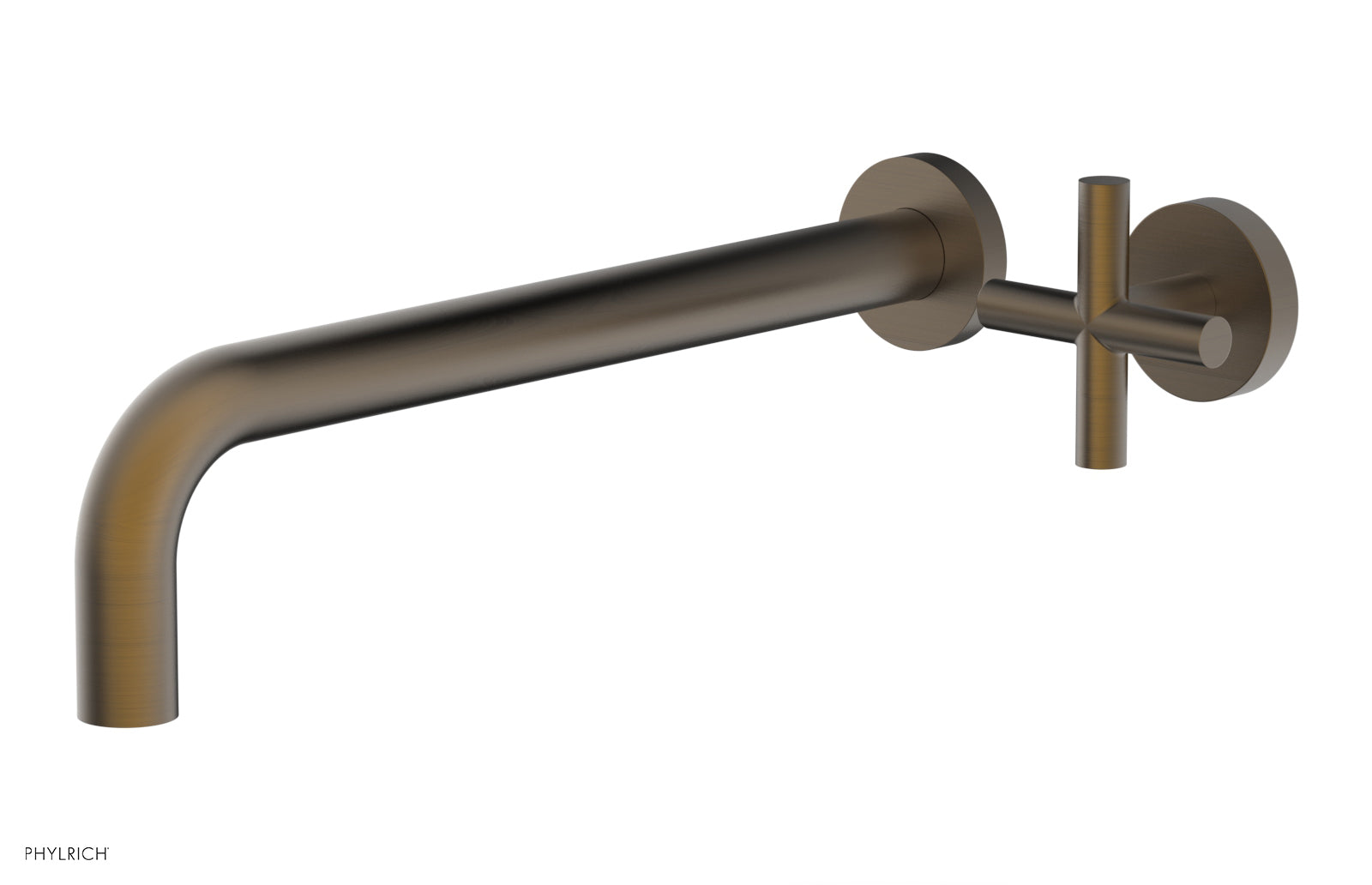 Transition 12" Single Handle Wall Lavatory Set - Cross Handle 120-15-12