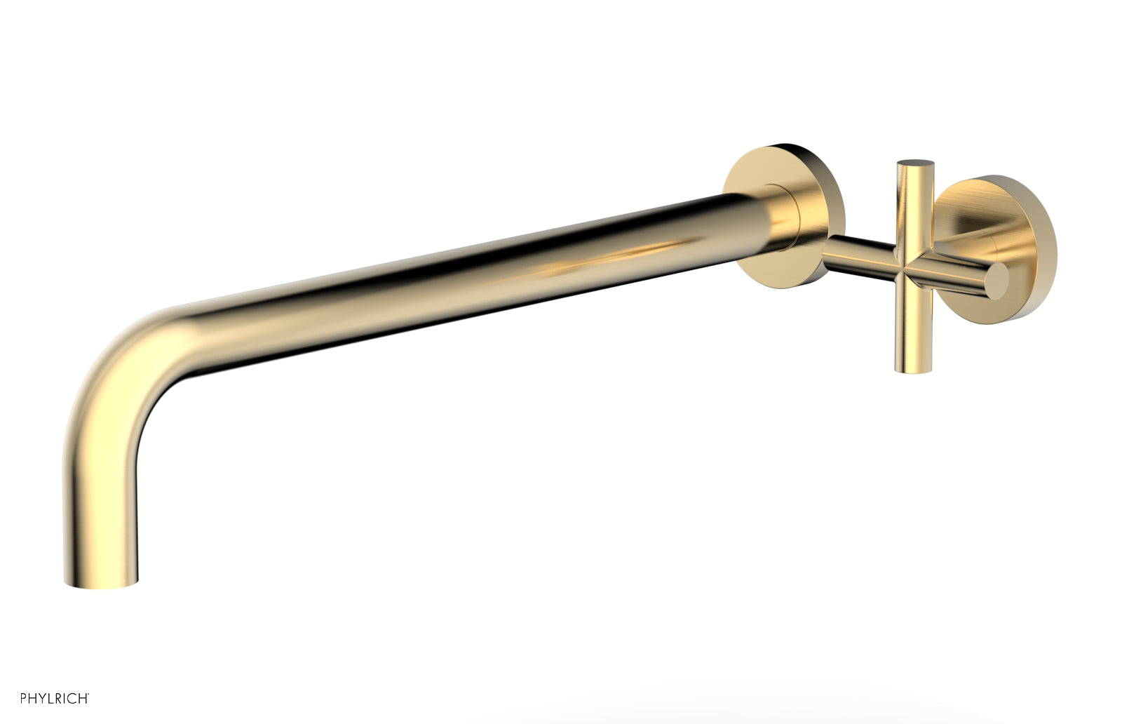 Transition 14" Single Handle Wall Lavatory Set - Cross Handle 120-15-14 — thumbnail 2