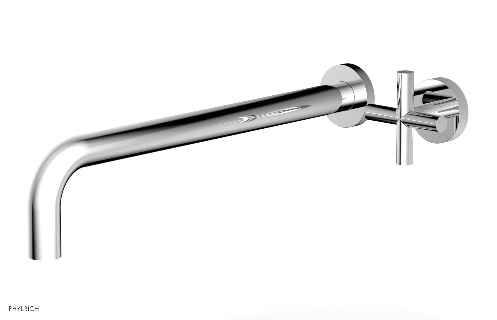 Transition 14" Single Handle Wall Lavatory Set - Cross Handle 120-15-14 — image 1