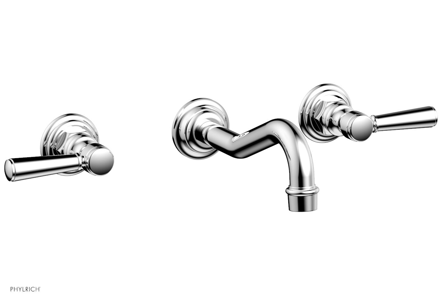 HENRI Wall Lavatory Set - Lever Handles 161-12 — thumbnail 2