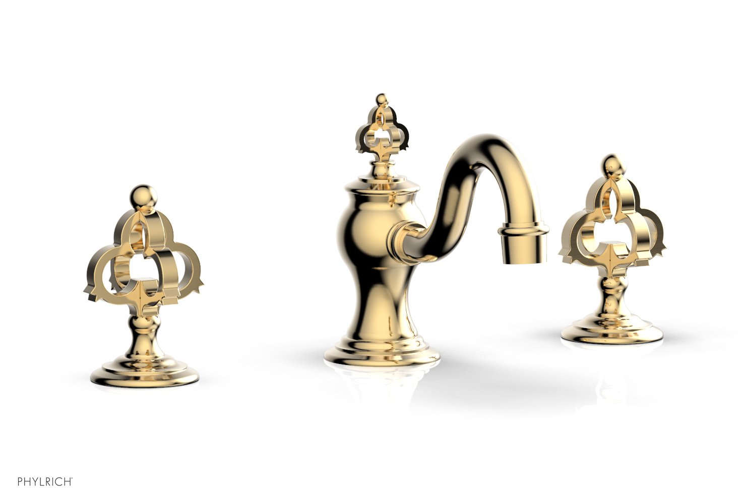 COURONNE Widespread Faucet Cross Handles 163-01 — thumbnail 3