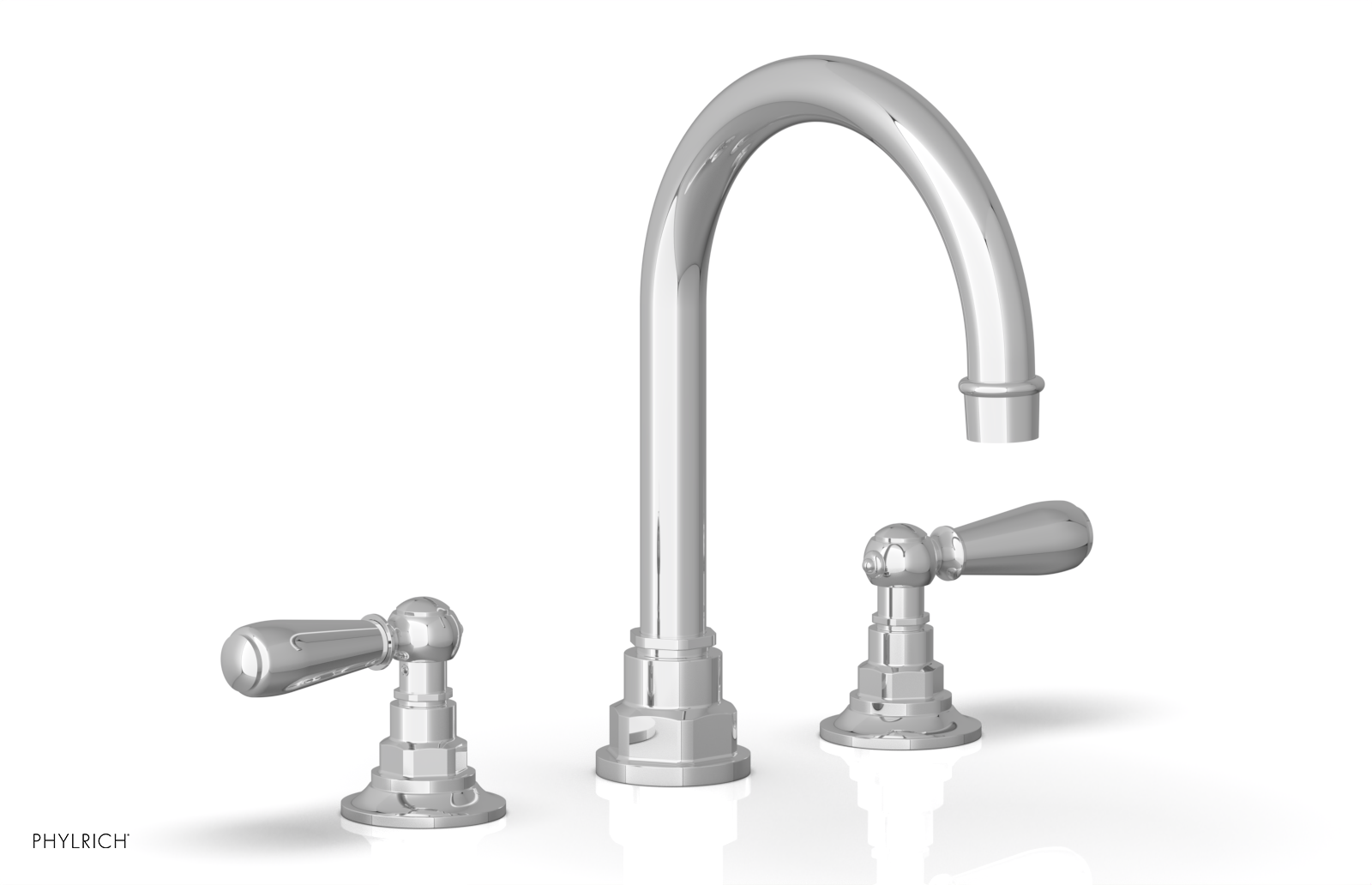 JAMESTOWN Widespread Faucet - High Spout - Lever Handle 165-04