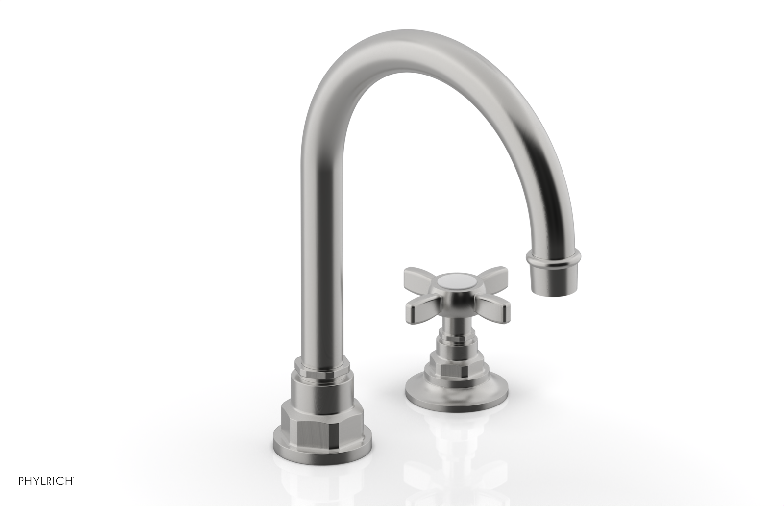 JAMESTOWN Single Handle Faucet - High Spout - Cross Handle 165-05 — image 1
