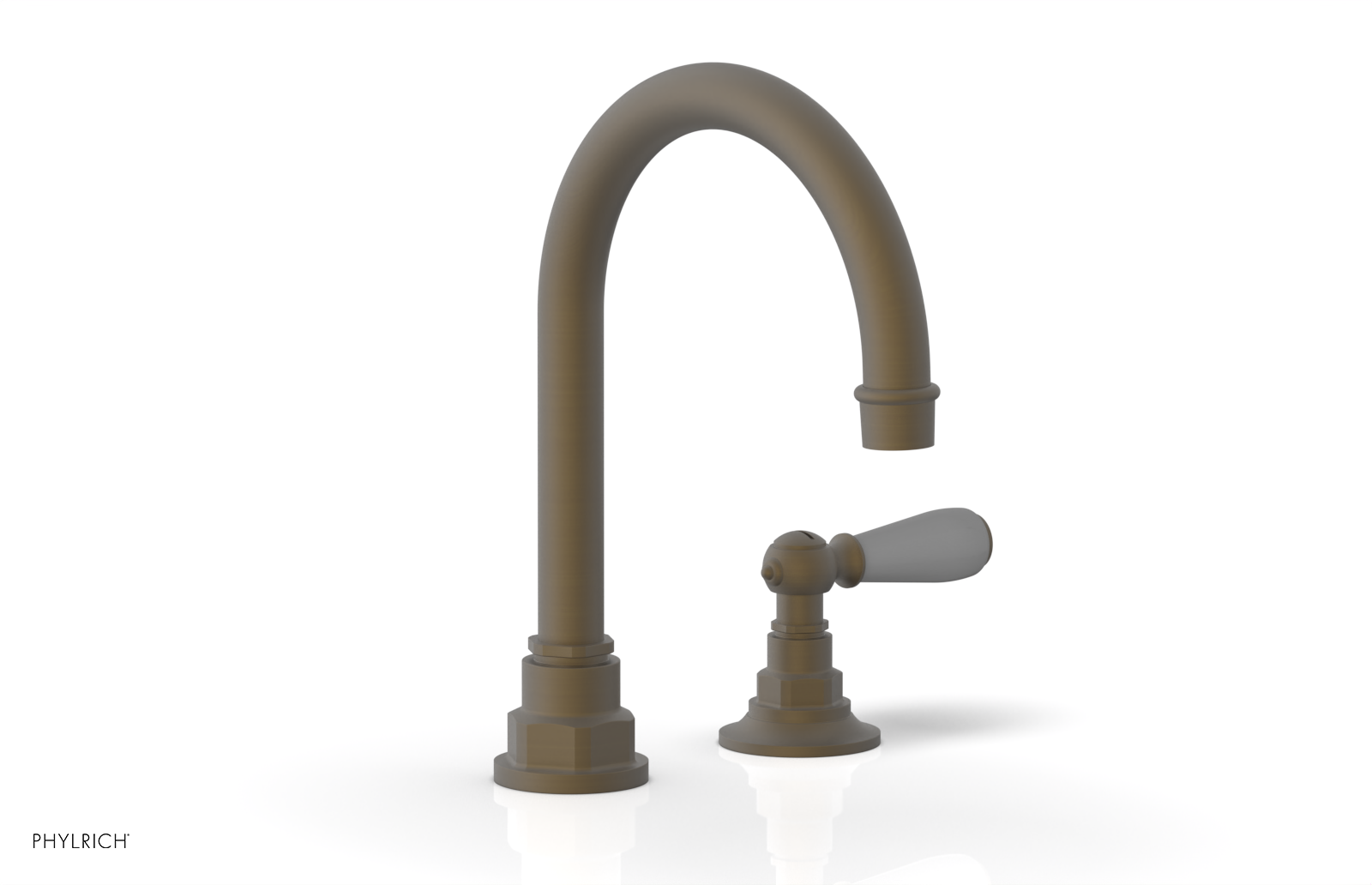JAMESTOWN Single Handle Faucet - High Spout - Lever Handle with "Grey" Accents 165-06 — image 1