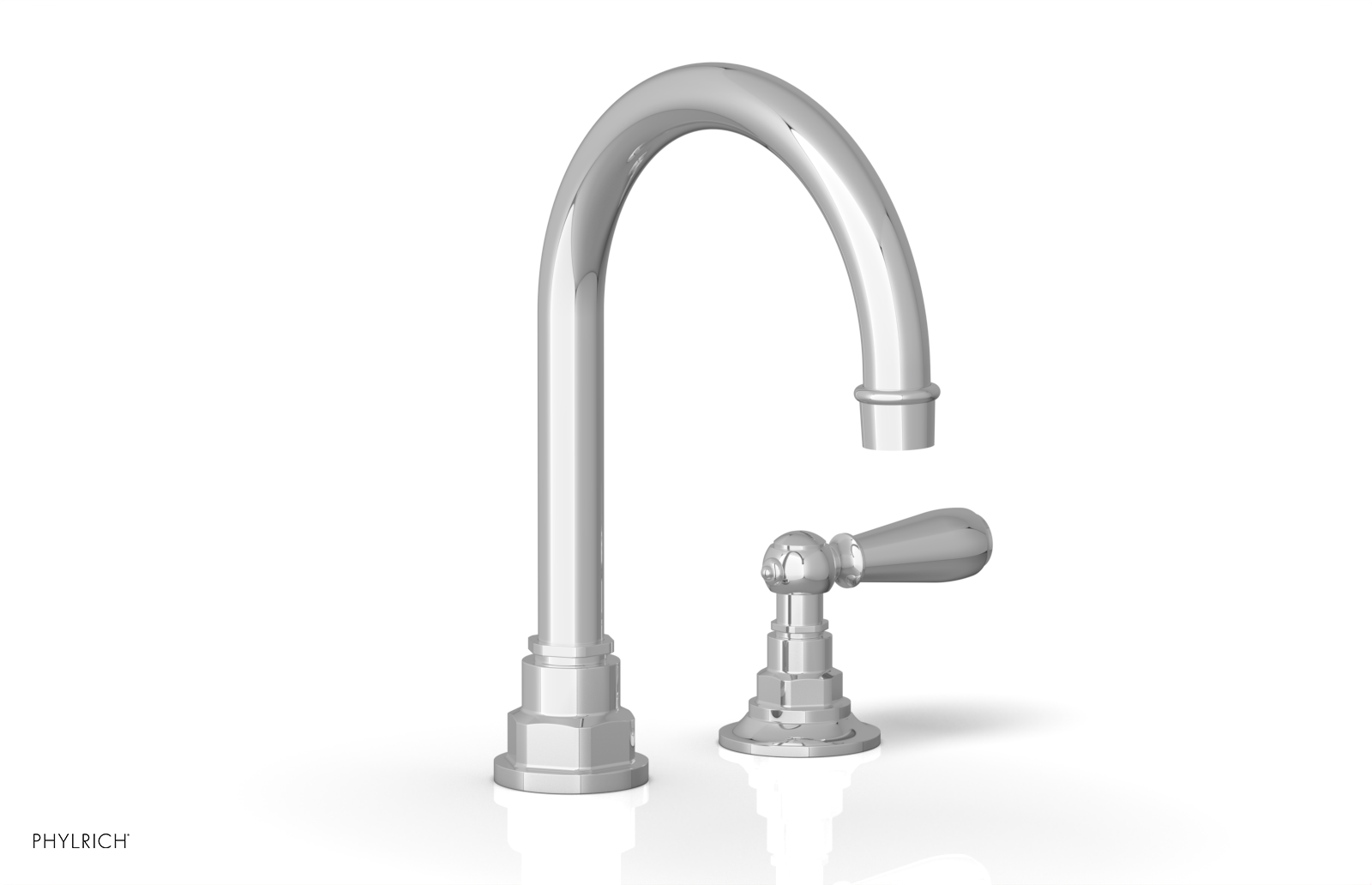 JAMESTOWN Single Handle Faucet - High Spout - Lever Handle 165-06 — thumbnail 3