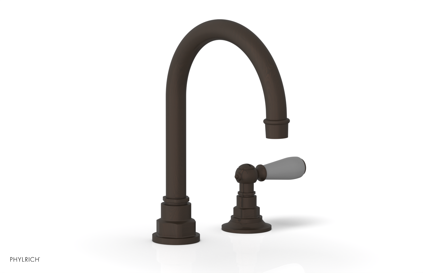 JAMESTOWN Single Handle Faucet - High Spout - Lever Handle with "Grey" Accents 165-06