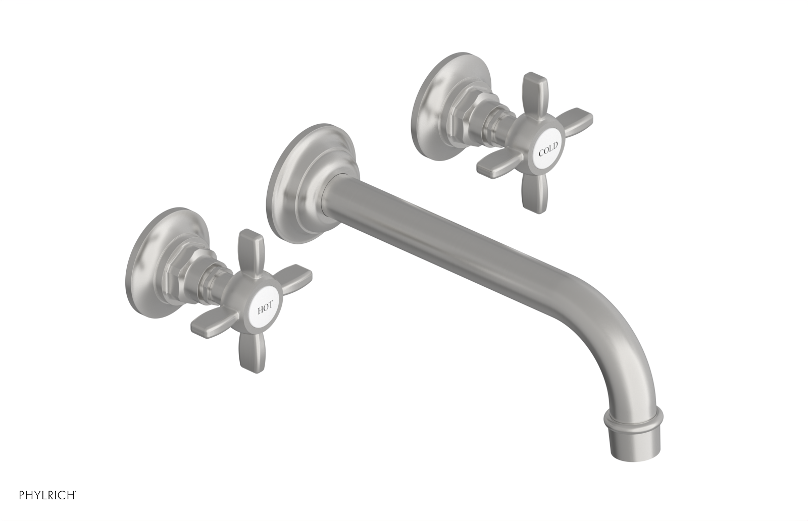 JAMESTOWN Wall Lavatory Set - Cross Handle 165-11