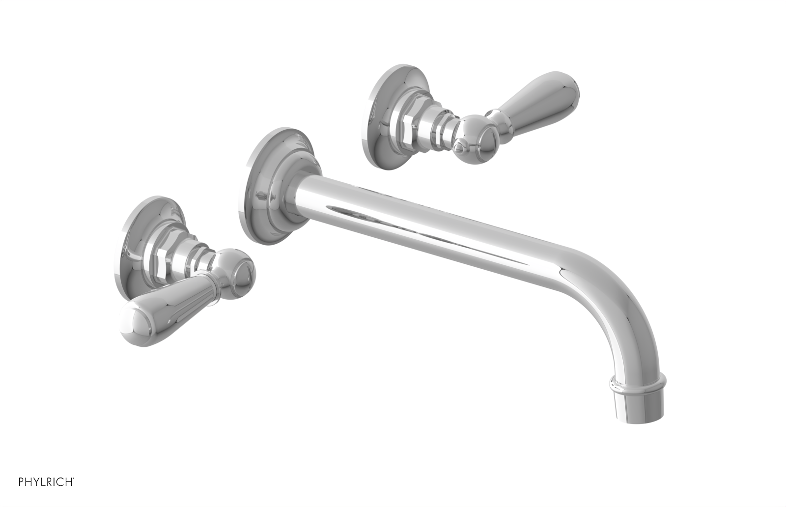 JAMESTOWN Wall Lavatory Set - 10" Spout - Lever Handle 165-12-10 — thumbnail 2