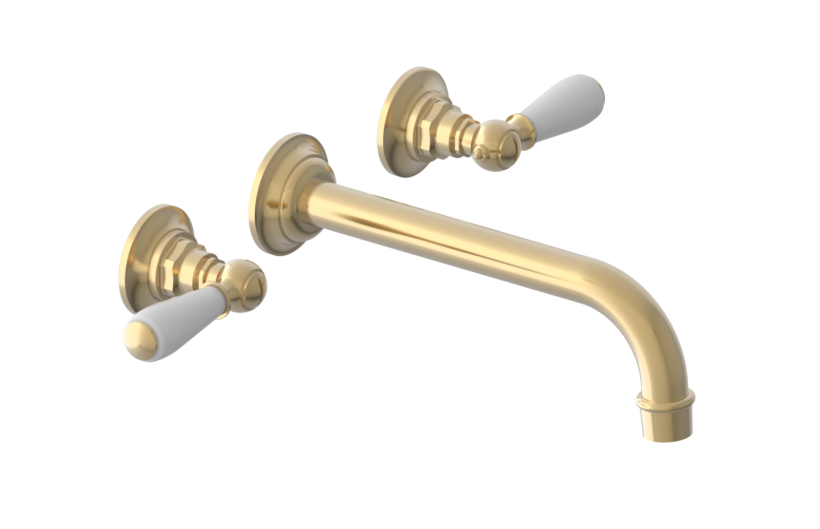 JAMESTOWN Wall Lavatory Set - 10" Spout - Lever Handle 165-12-10 — image 1