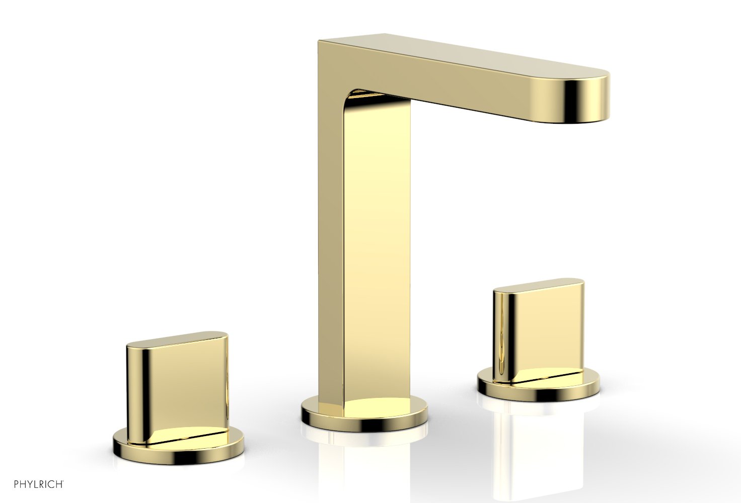 ROND Widespread Faucet - Blade Handles High Spout 183-01 — image 1