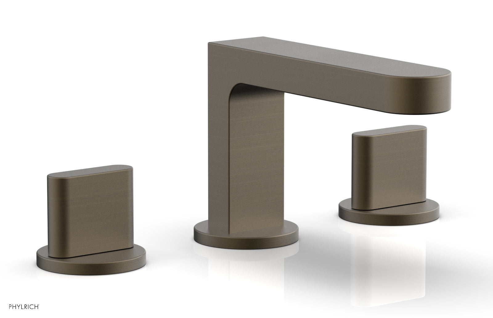 ROND Widespread Faucet - Blade Handles Low Spout 183-04 — image 1