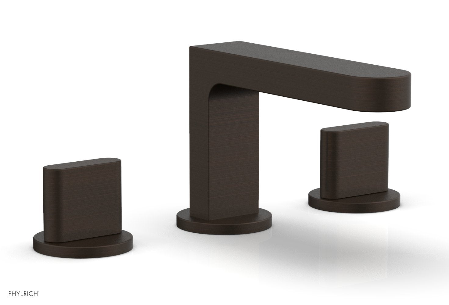 ROND Widespread Faucet - Blade Handles Low Spout 183-04 — image 1