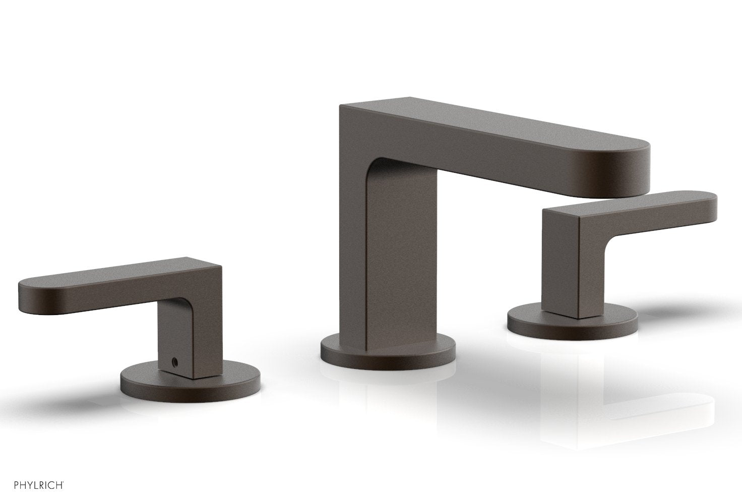 ROND Widespread Faucet - Lever Handles Low Spout 183-05 — thumbnail 2