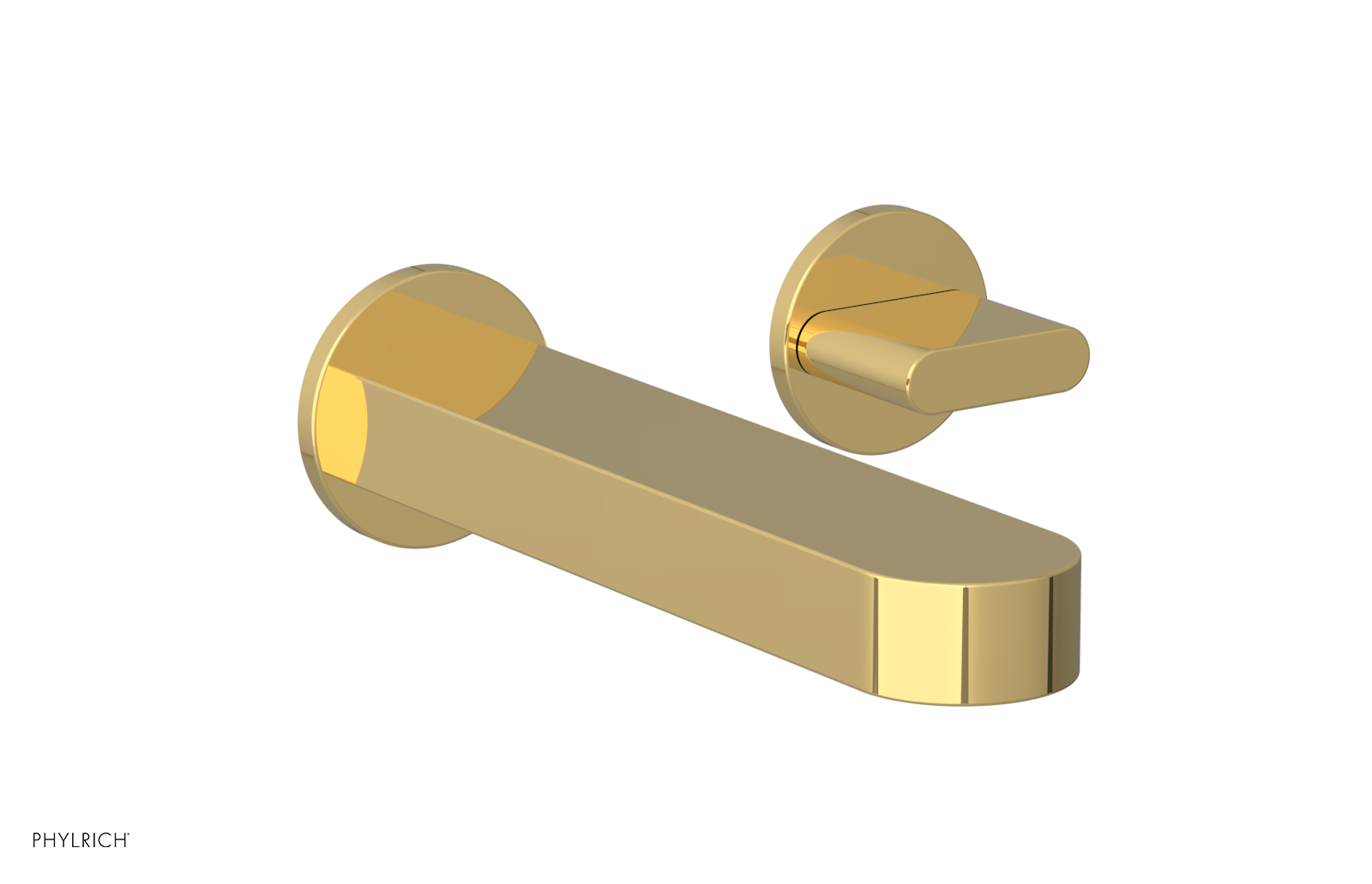 ROND Single Handle Wall Lavatory Set - Blade Handles 183-15 — image 1