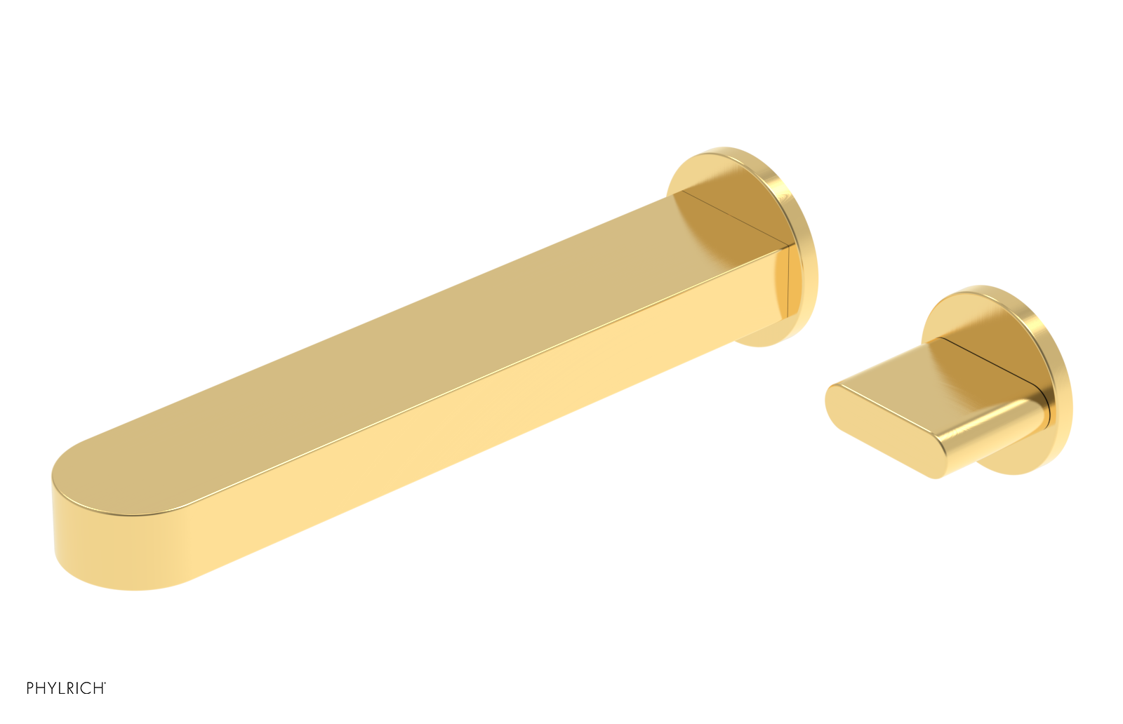 ROND - 10" Single Cross Handle Wall Lavatory Set 183-15-10