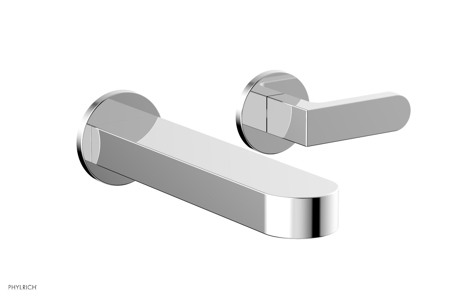 ROND Single Handle Wall Lavatory Set - Lever Handles 183-16