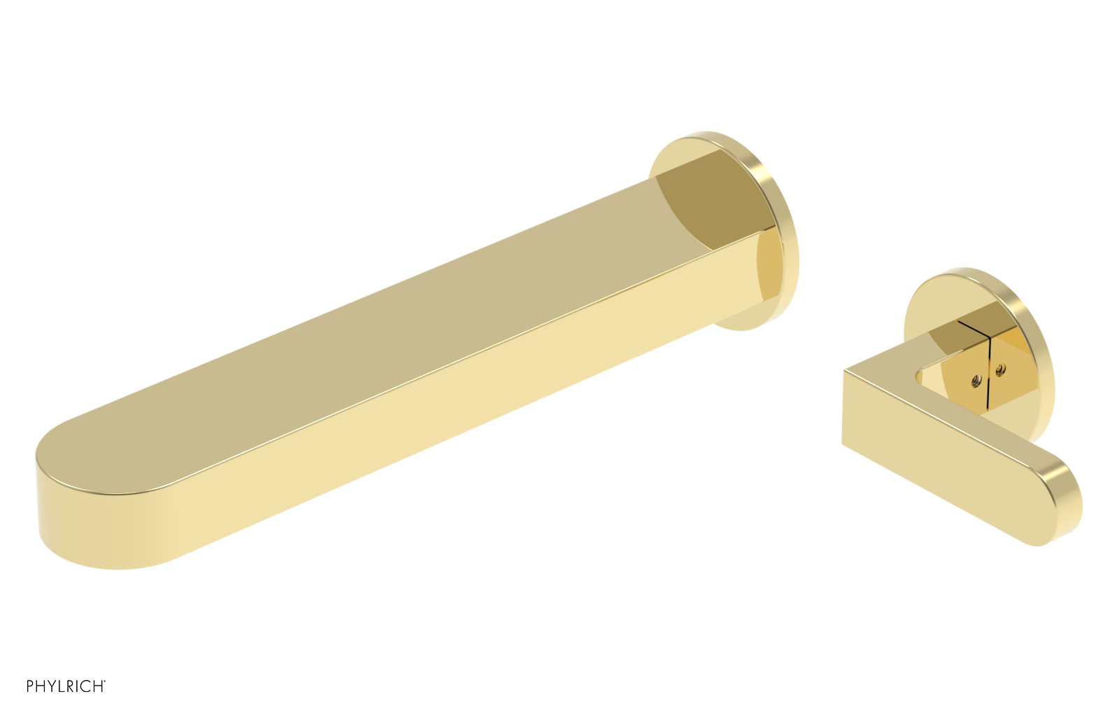 ROND - 10" Single Lever Handle Wall Lavatory Set 183-16-10 — image 1