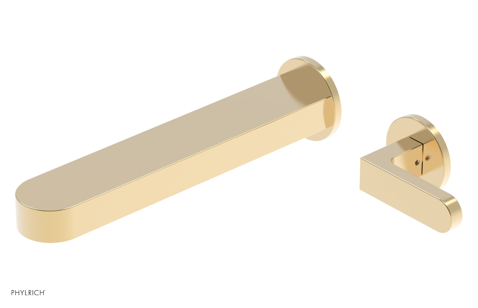 ROND - 10" Single Lever Handle Wall Lavatory Set 183-16-10 — thumbnail 2