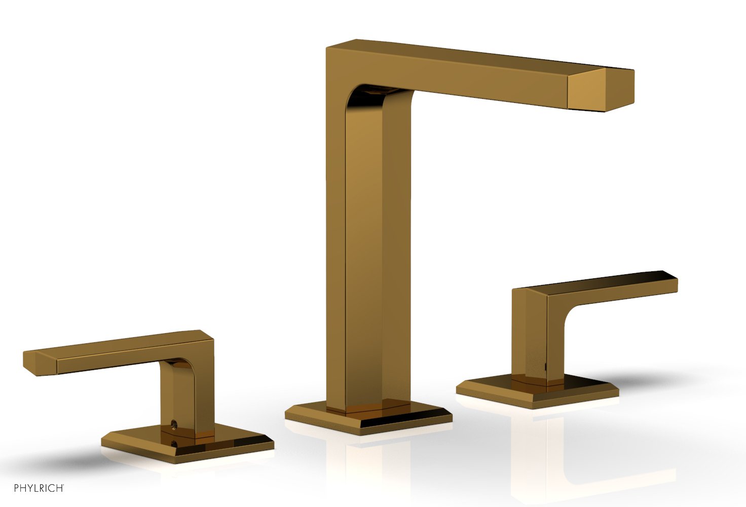 DIAMA Widespread Faucet - Lever Handles 6-3/4" Height 184-02