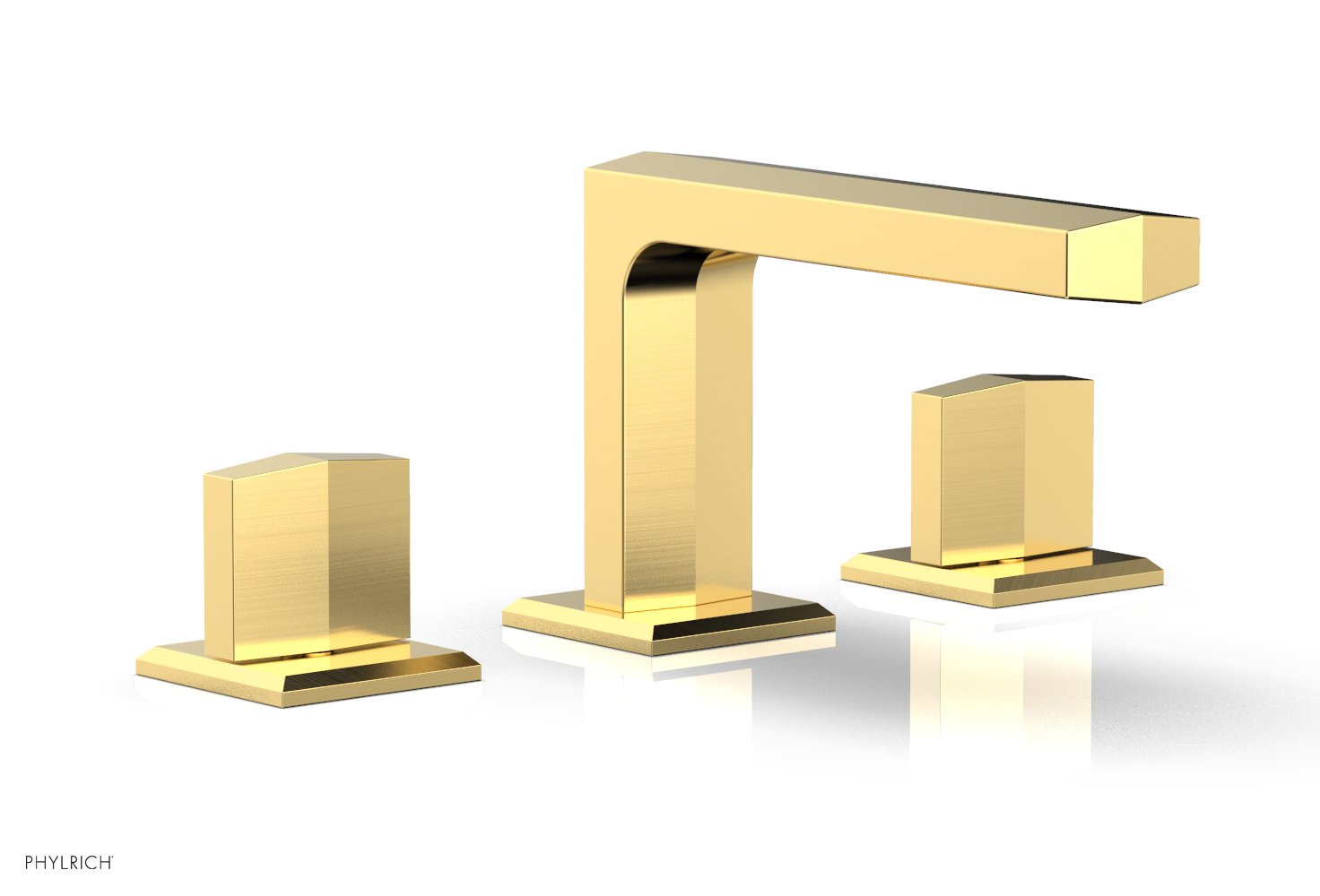 DIAMA Widespread Faucet - Blade Handles Low Spout 184-03 — image 1