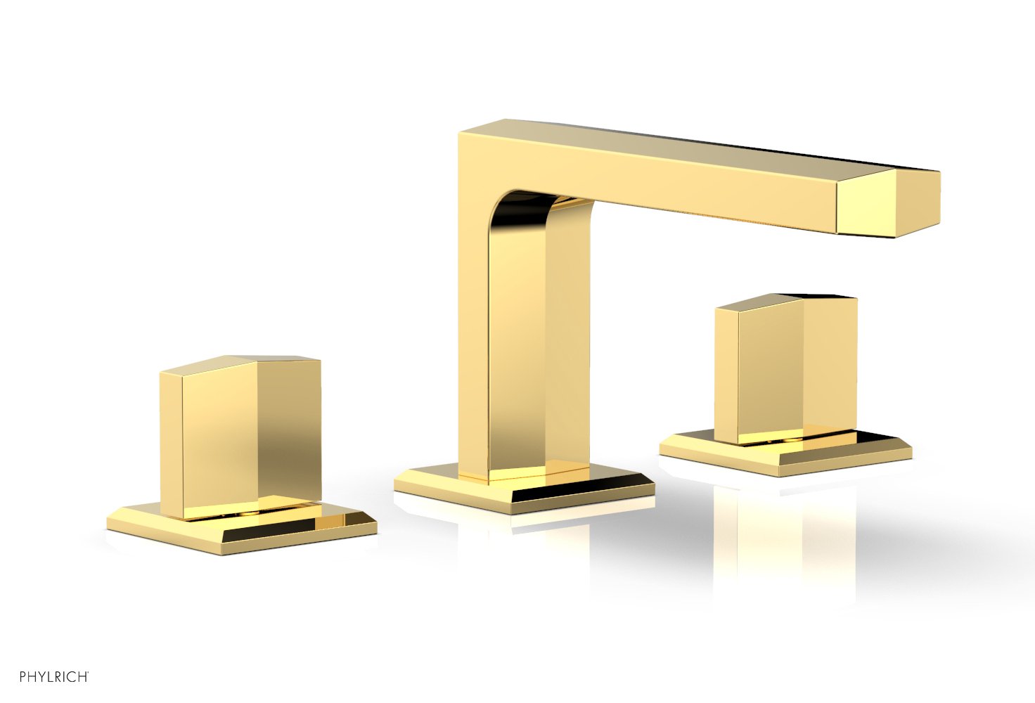 DIAMA Widespread Faucet - Blade Handles Low Spout 184-03 — image 1