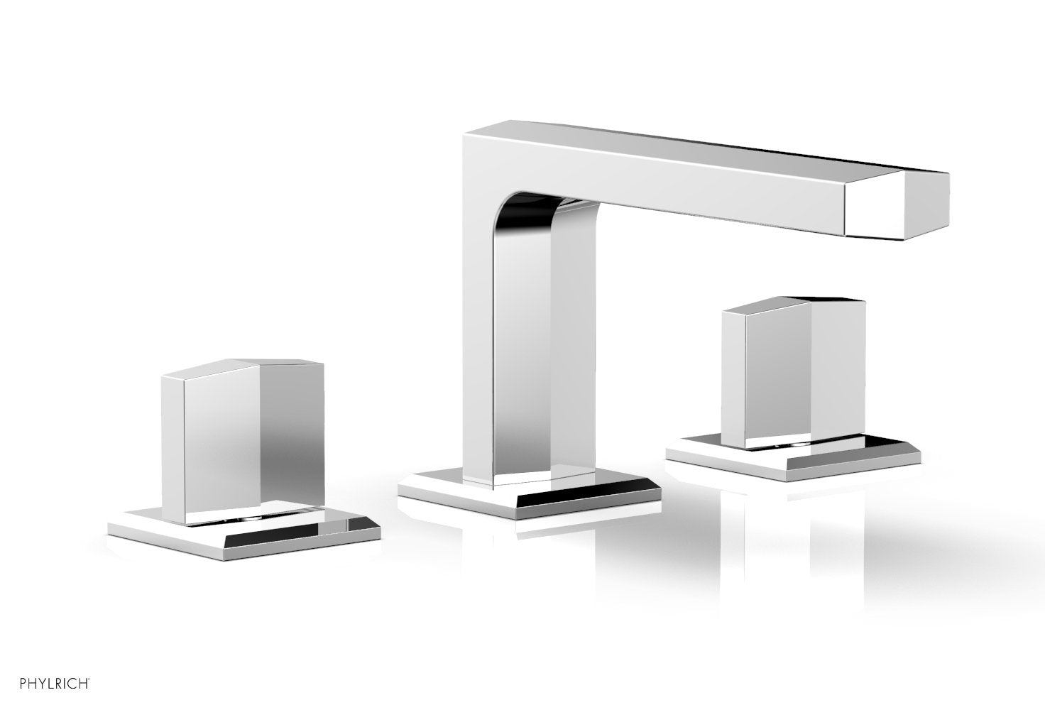 DIAMA Widespread Faucet - Blade Handles Low Spout 184-03 — image 1