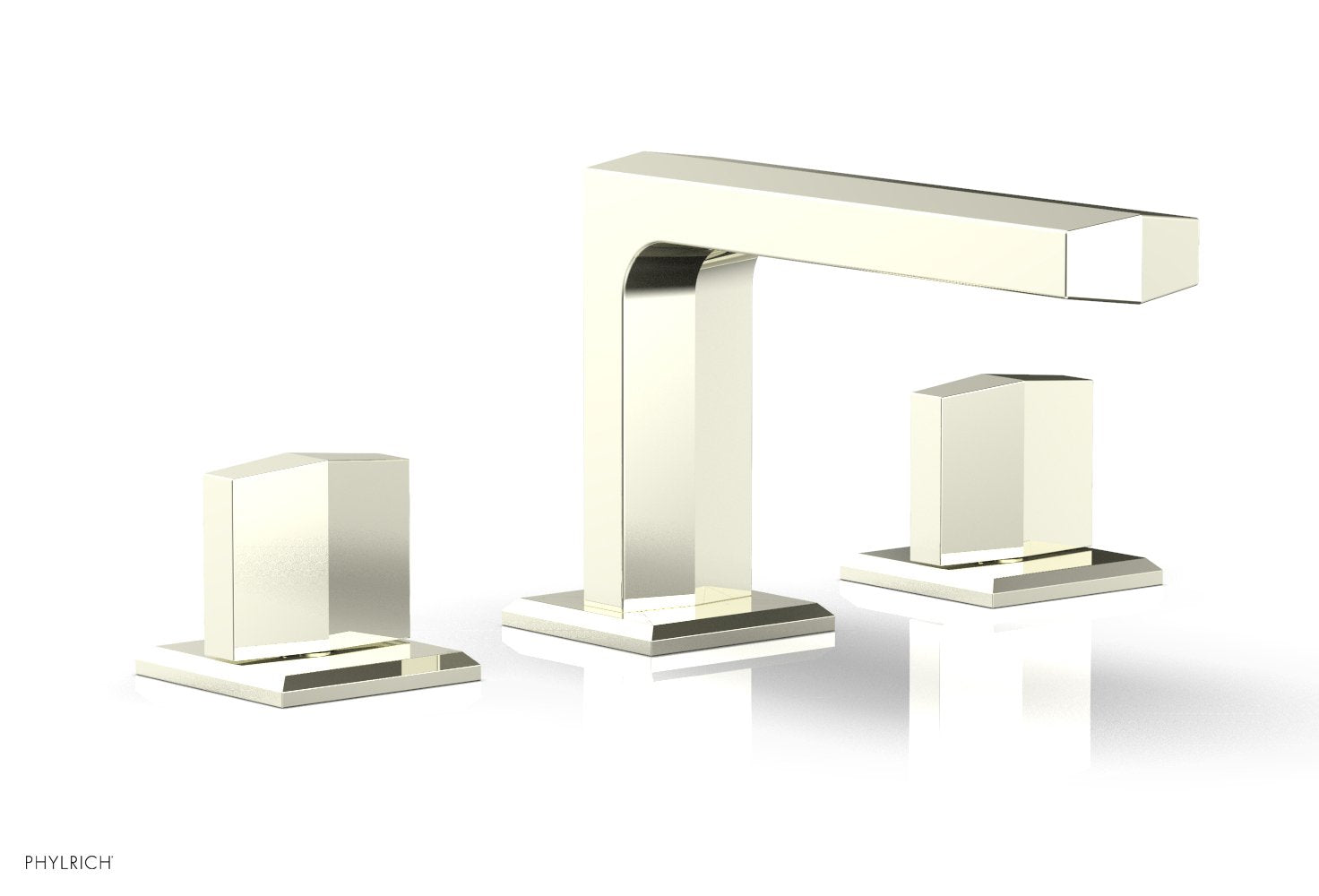 DIAMA Widespread Faucet - Blade Handles Low Spout 184-03