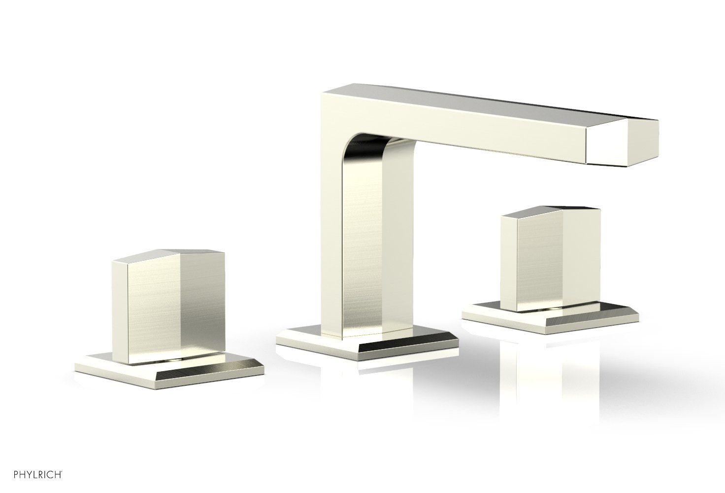 DIAMA Widespread Faucet - Blade Handles Low Spout 184-03 — image 1