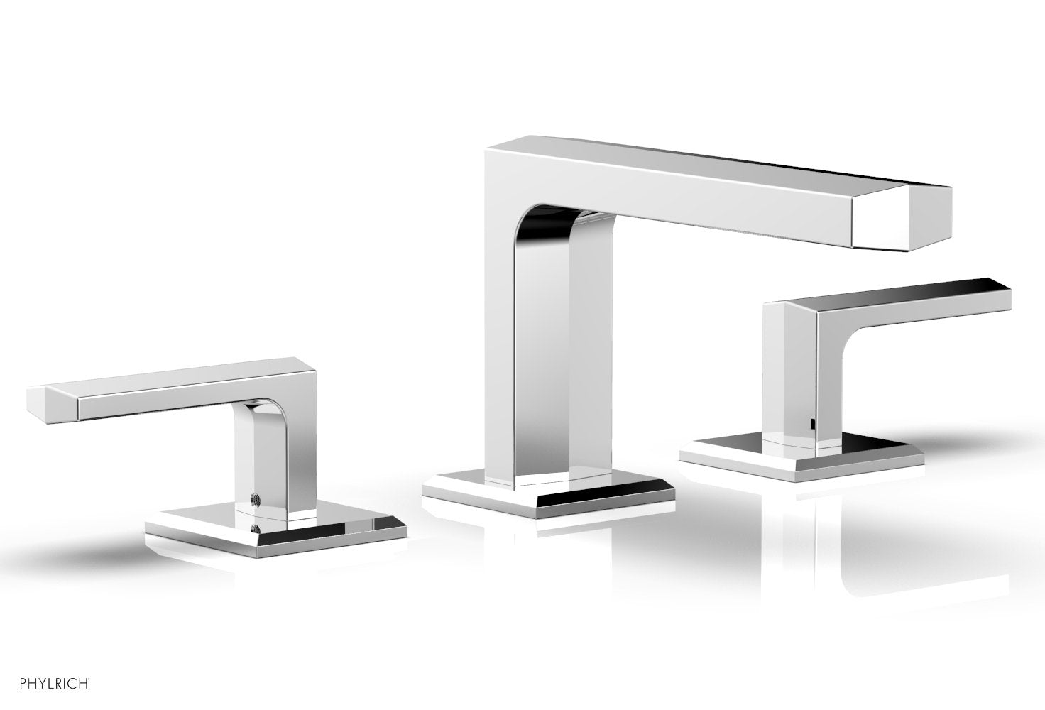 DIAMA Widespread Faucet - Lever Handles Low Spout 184-04 — thumbnail 3