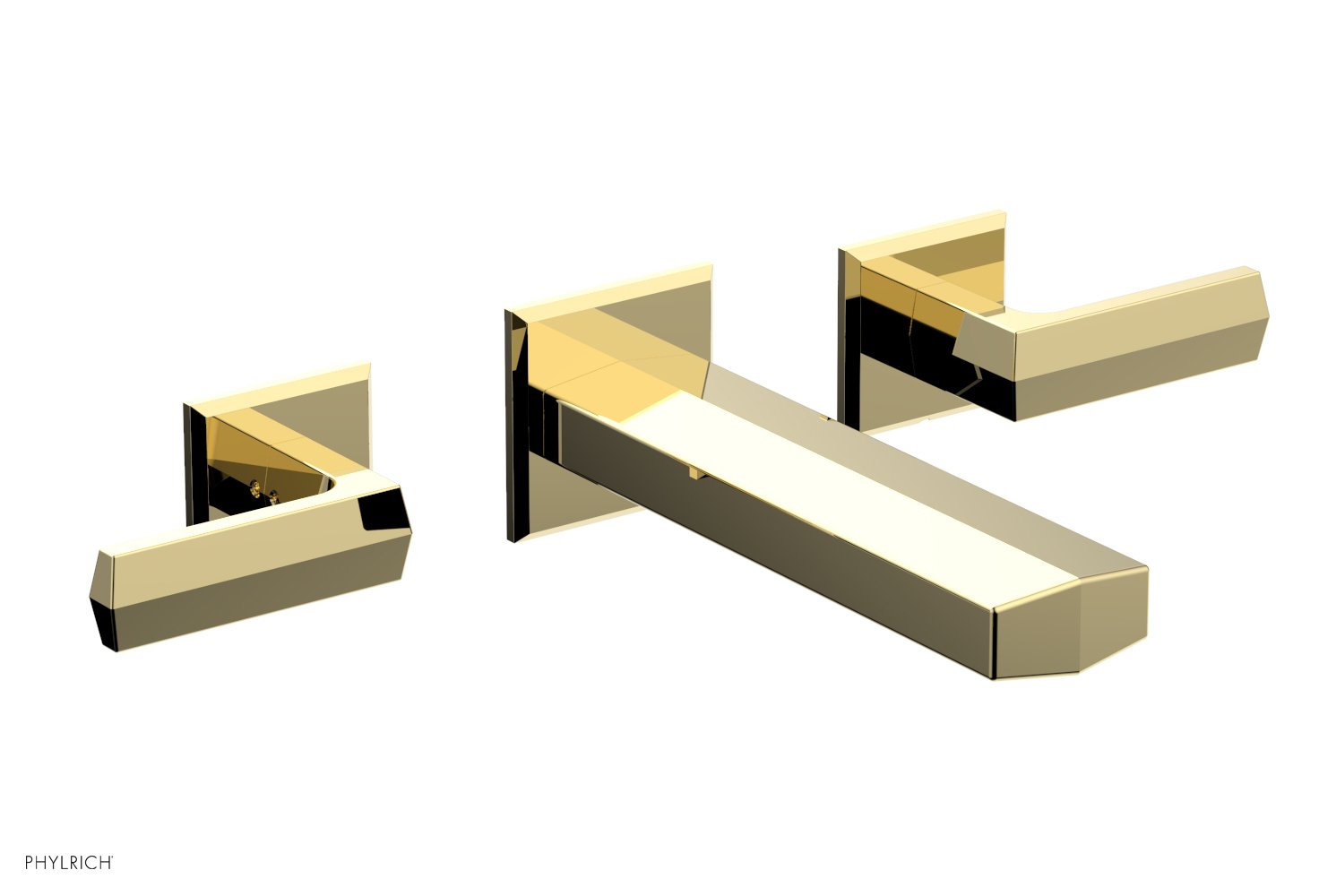 DIAMA Wall Lavatory Set - Lever Handles 184-12 — image 1