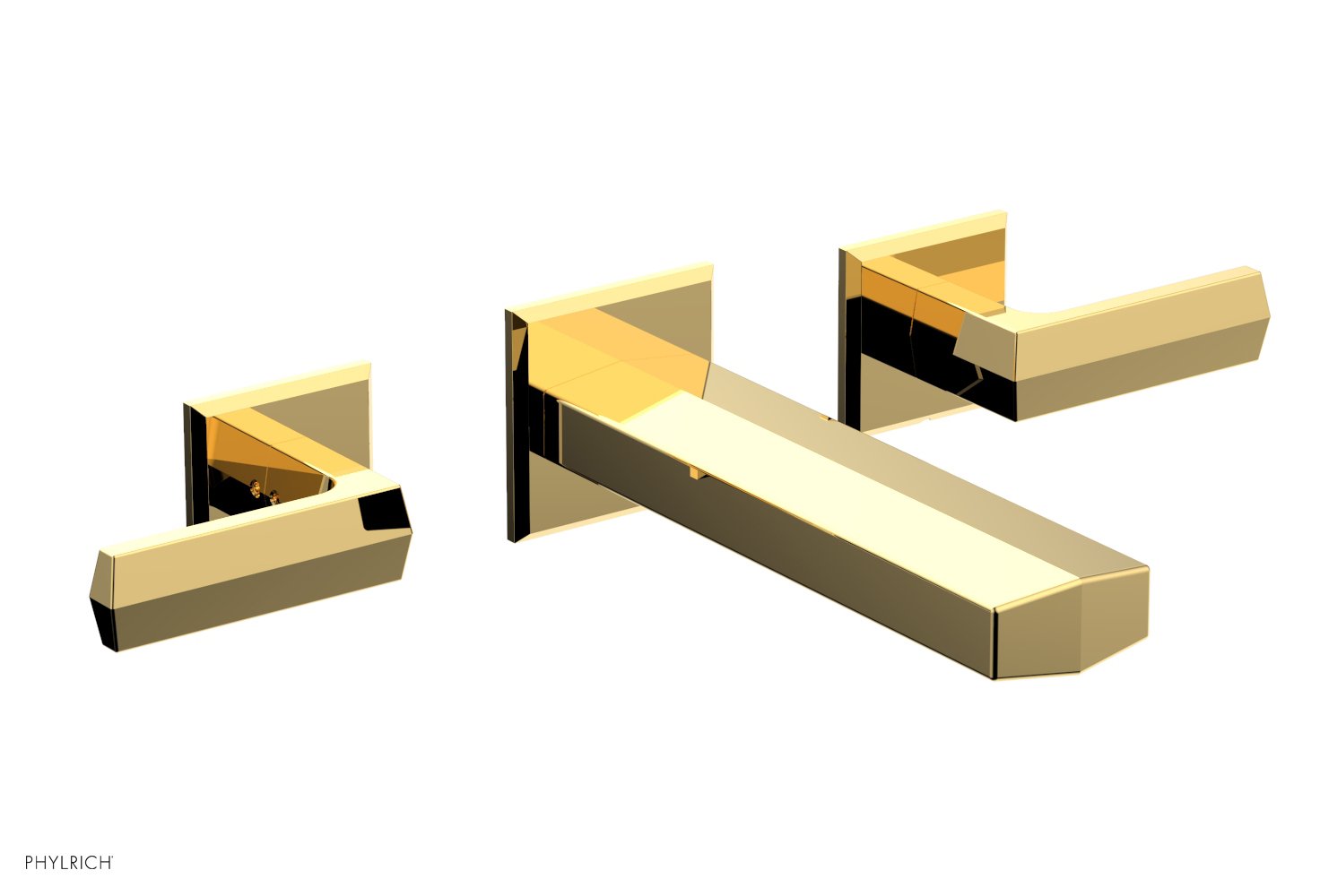 DIAMA Wall Lavatory Set - Lever Handles 184-12 — image 1