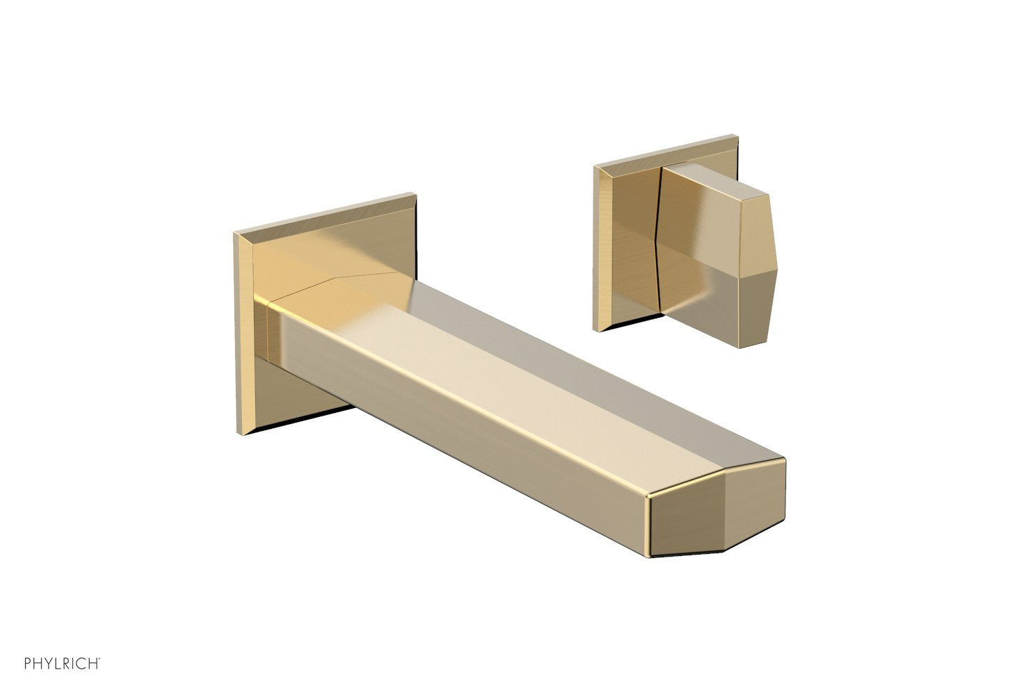 DIAMA Single Handle Wall Lavatory Set - Blade Handles 184-15 — thumbnail 3