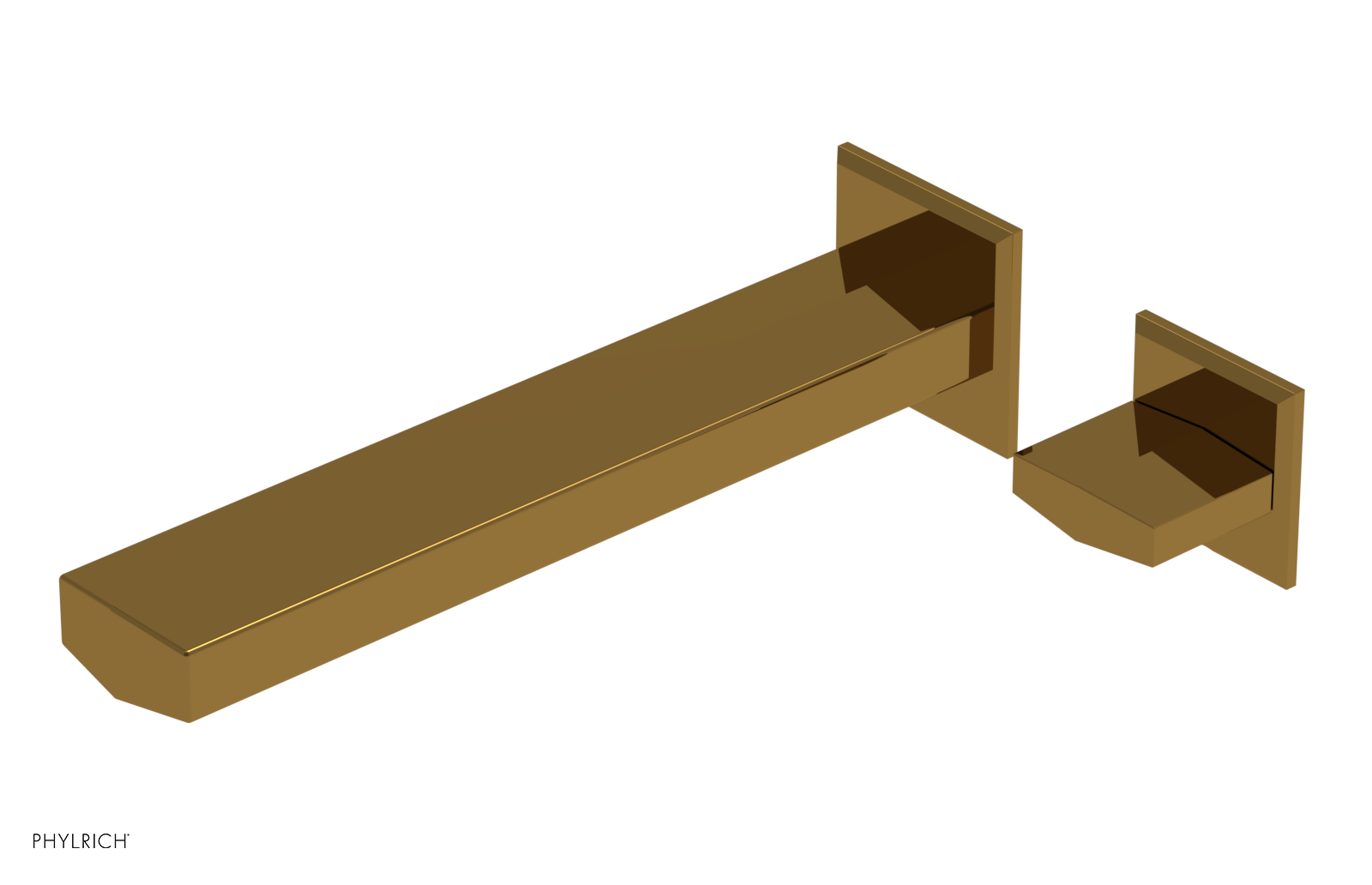 DIAMA - 10" Single Cross Handle Wall Lavatory Set 184-15-10