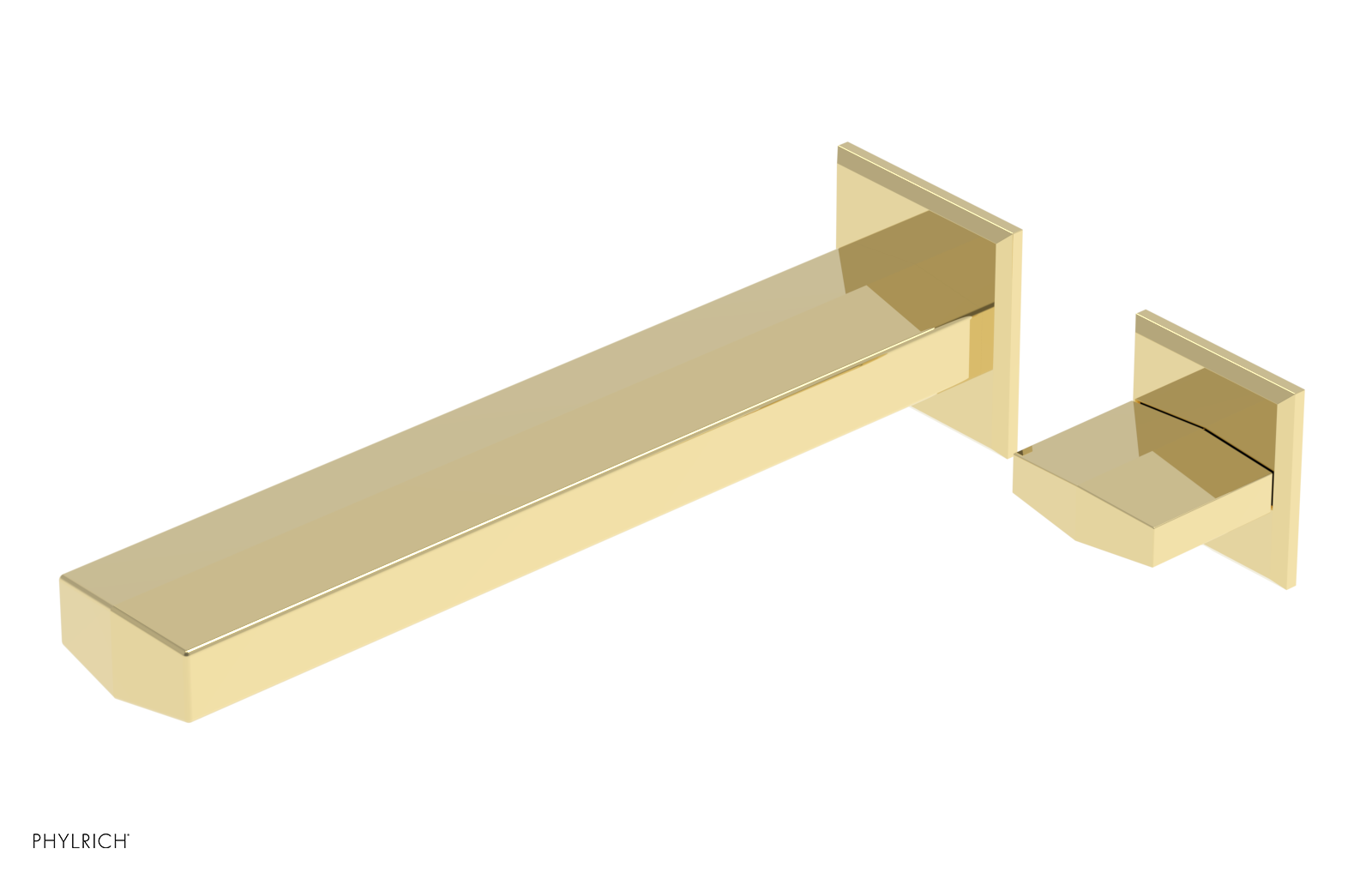 DIAMA - 10" Single Cross Handle Wall Lavatory Set 184-15-10