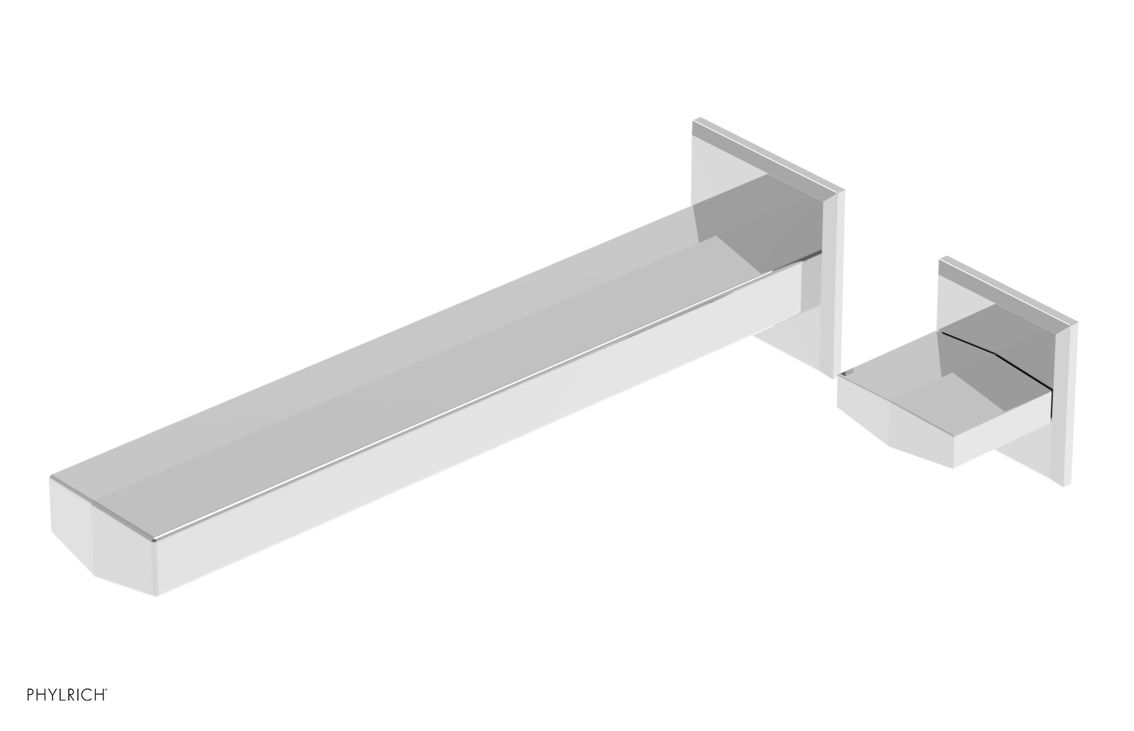 DIAMA - 10" Single Cross Handle Wall Lavatory Set 184-15-10 — image 1