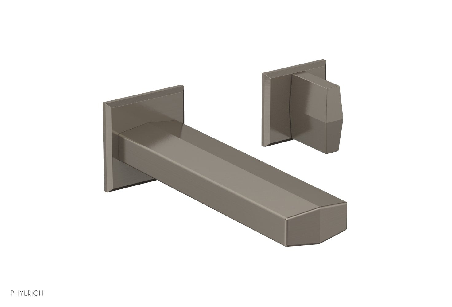 DIAMA Single Handle Wall Lavatory Set - Blade Handles 184-15 — image 1