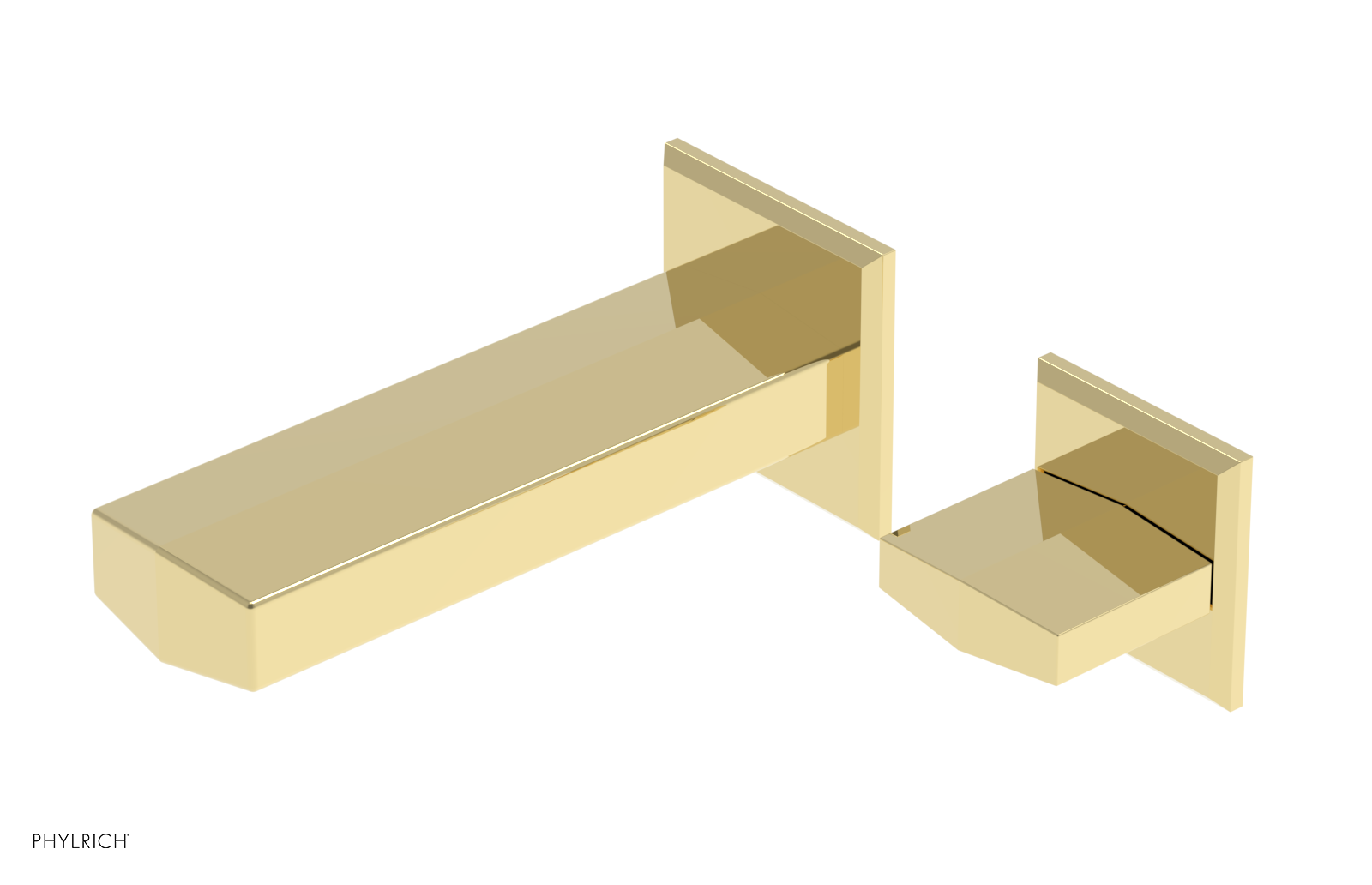 DIAMA - 6" Single Cross Handle Wall Lavatory Set 184-15-6