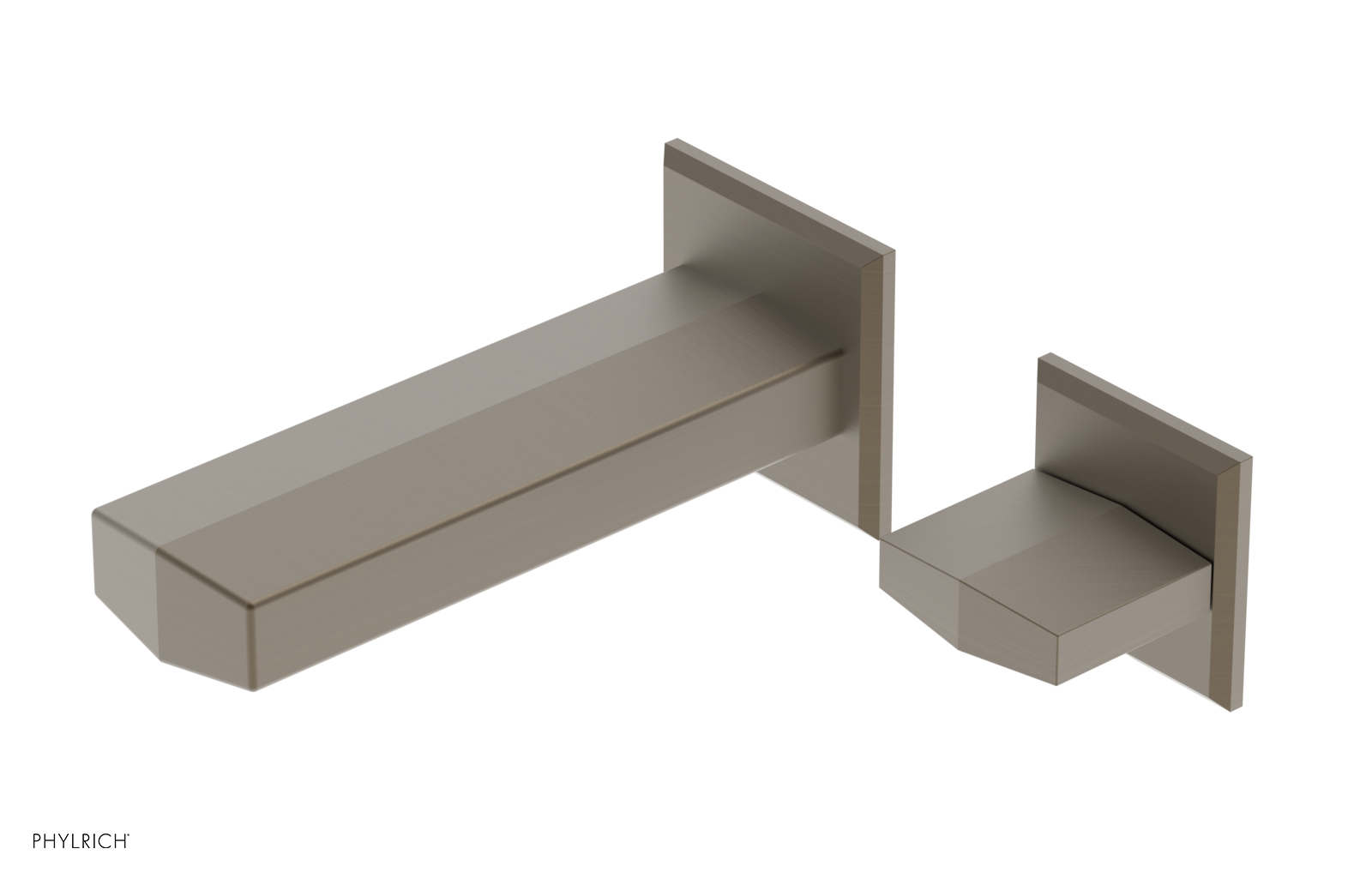 DIAMA - 6" Single Cross Handle Wall Lavatory Set 184-15-6