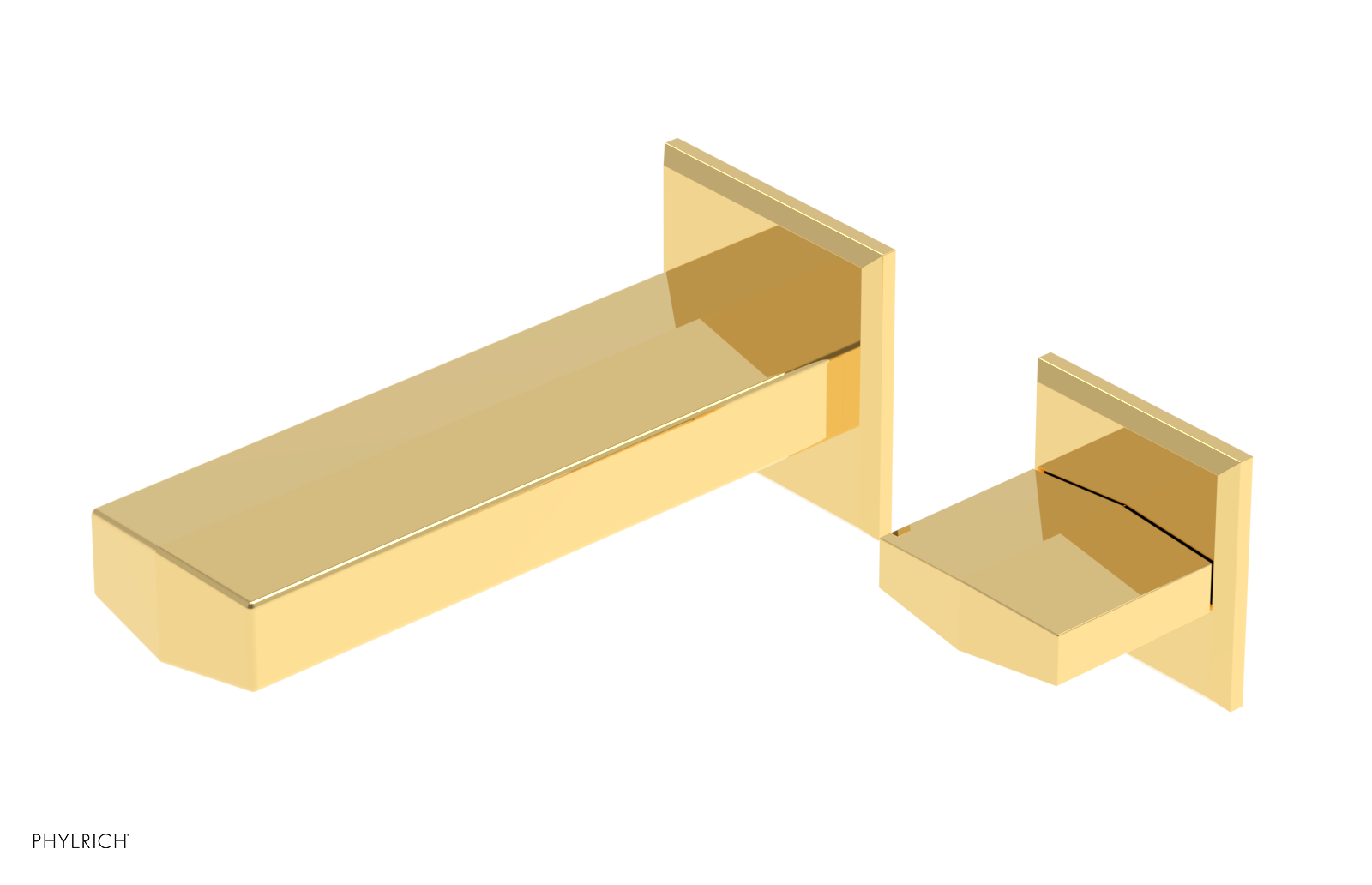 DIAMA - 6" Single Cross Handle Wall Lavatory Set 184-15-6 — image 1