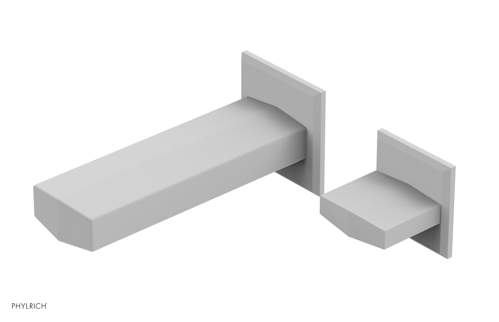 DIAMA - 6" Single Cross Handle Wall Lavatory Set 184-15-6 — image 1