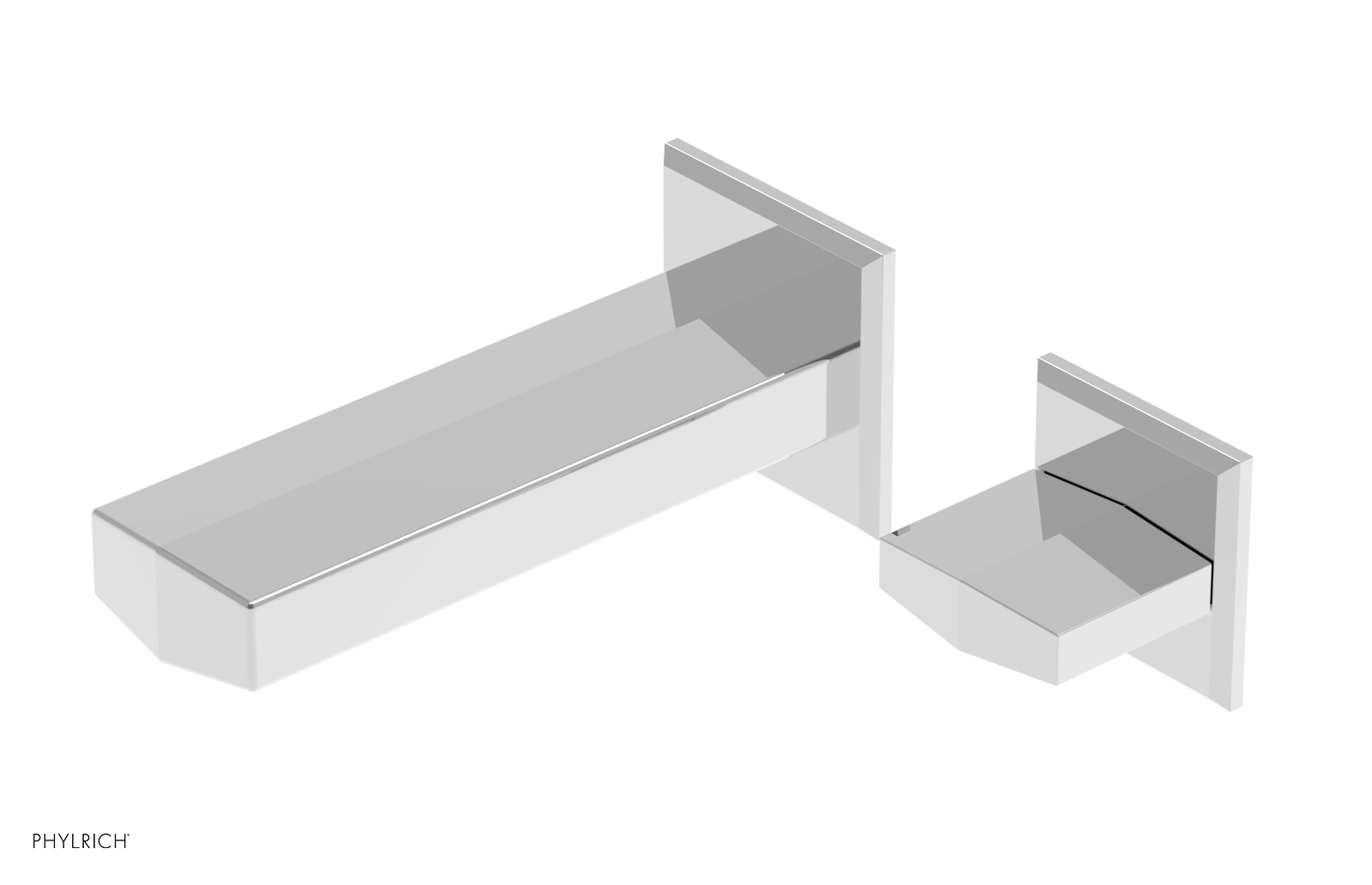 DIAMA - 6" Single Cross Handle Wall Lavatory Set 184-15-6 — image 1