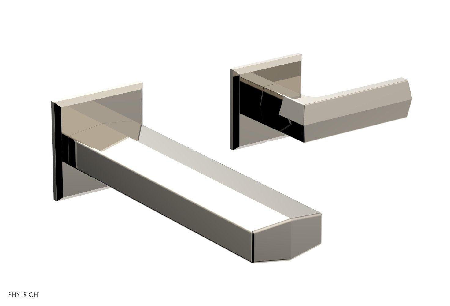 DIAMA Single Handle Wall Lavatory Set - Lever Handles 184-16 — image 1