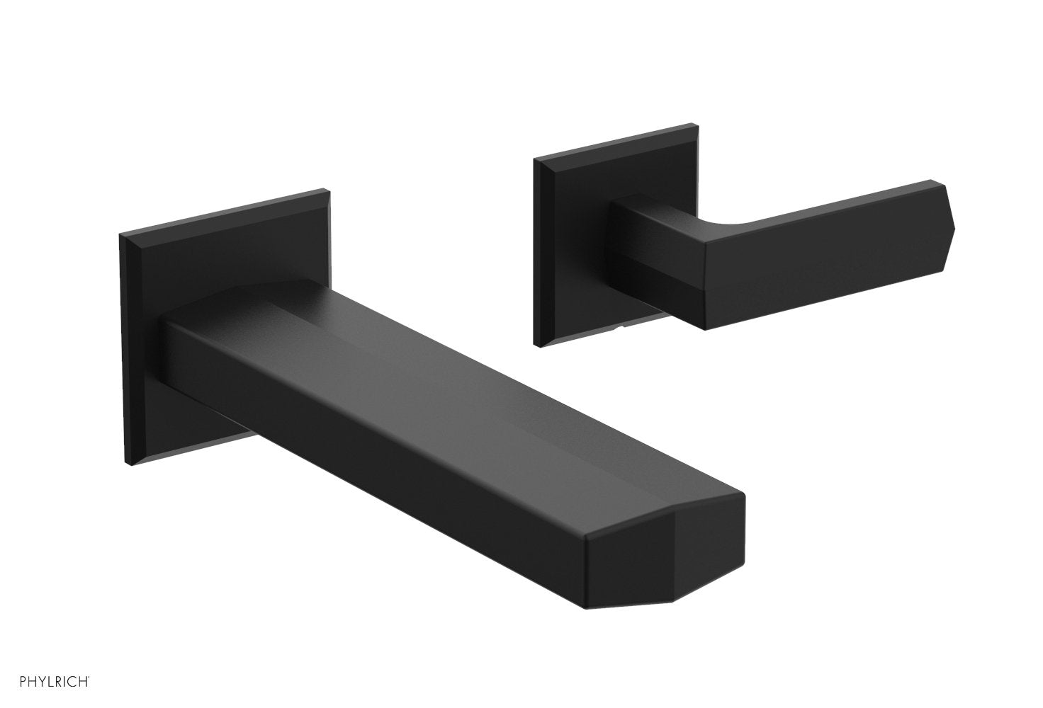 DIAMA Single Handle Wall Lavatory Set - Lever Handles 184-16 — image 1