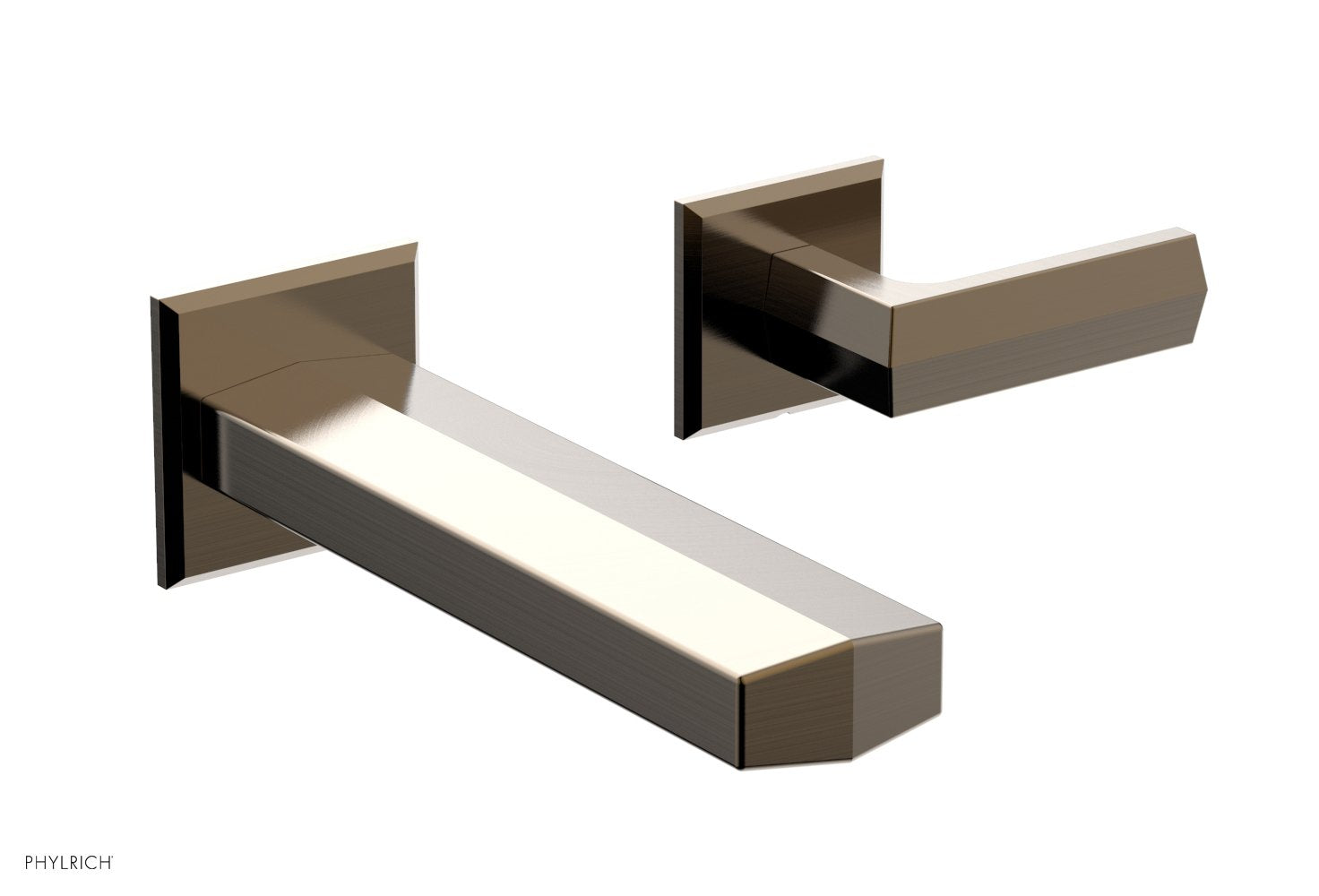 DIAMA Single Handle Wall Lavatory Set - Lever Handles 184-16 — image 1