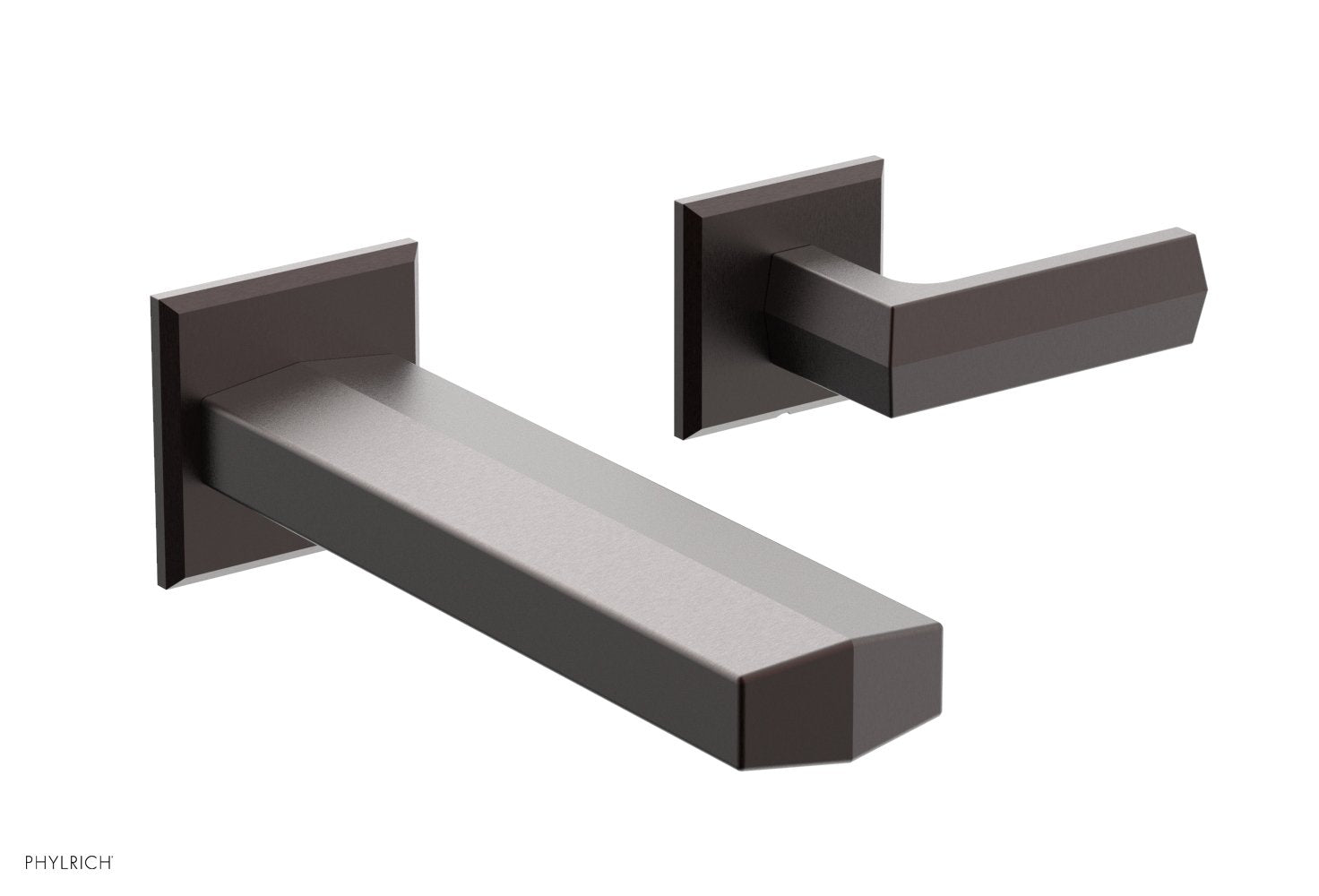 DIAMA Single Handle Wall Lavatory Set - Lever Handles 184-16 — image 1