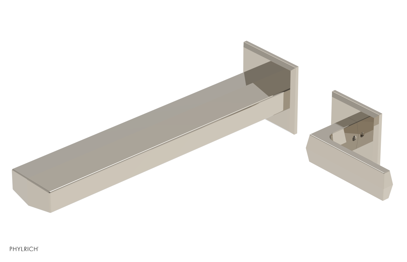 DIAMA - 10" Single Lever Handle Wall Lavatory Set 184-16-10 — thumbnail 3