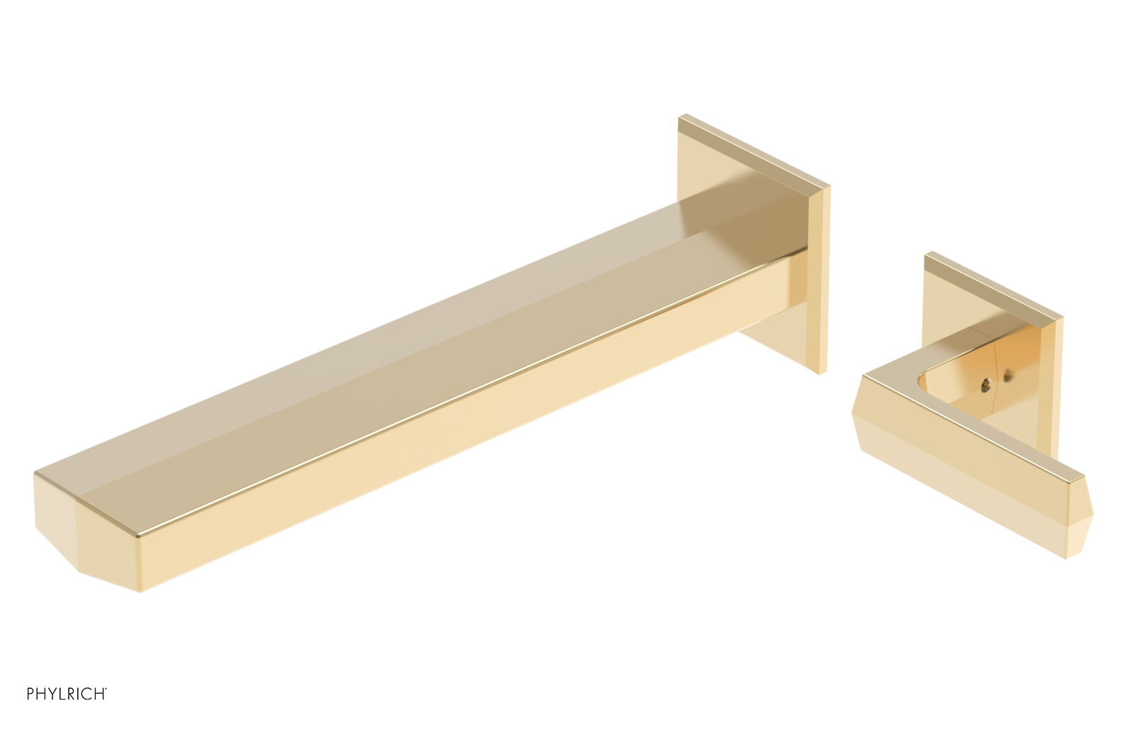 DIAMA - 10" Single Lever Handle Wall Lavatory Set 184-16-10 — thumbnail 2