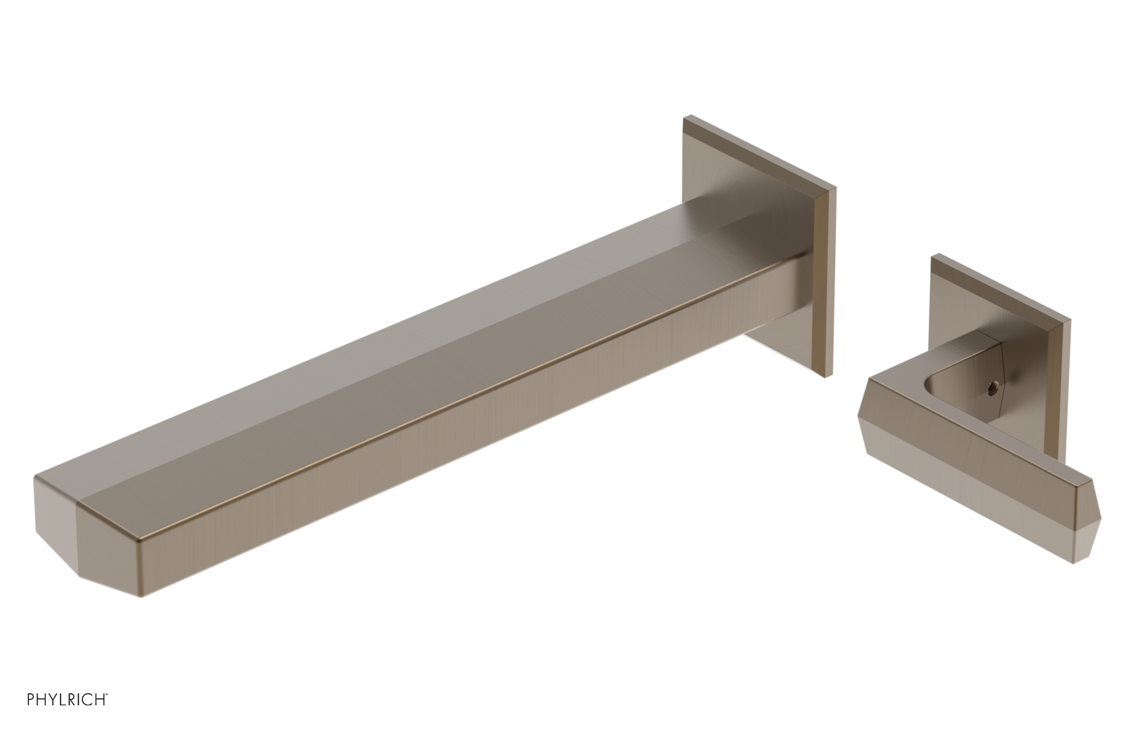 DIAMA - 10" Single Lever Handle Wall Lavatory Set 184-16-10