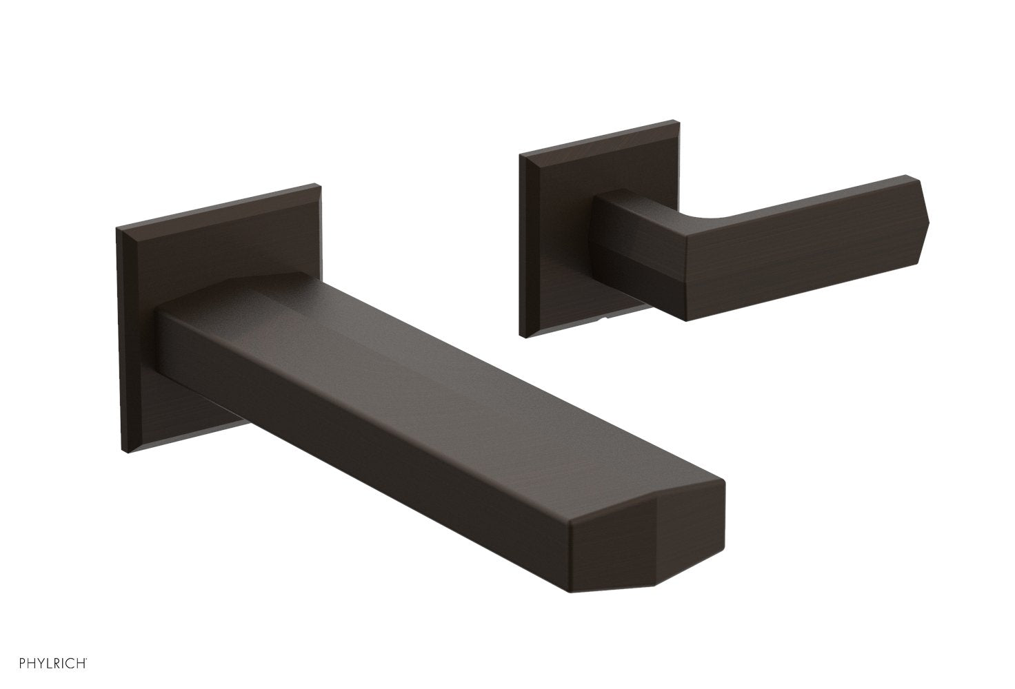 DIAMA Single Handle Wall Lavatory Set - Lever Handles 184-16 — image 1