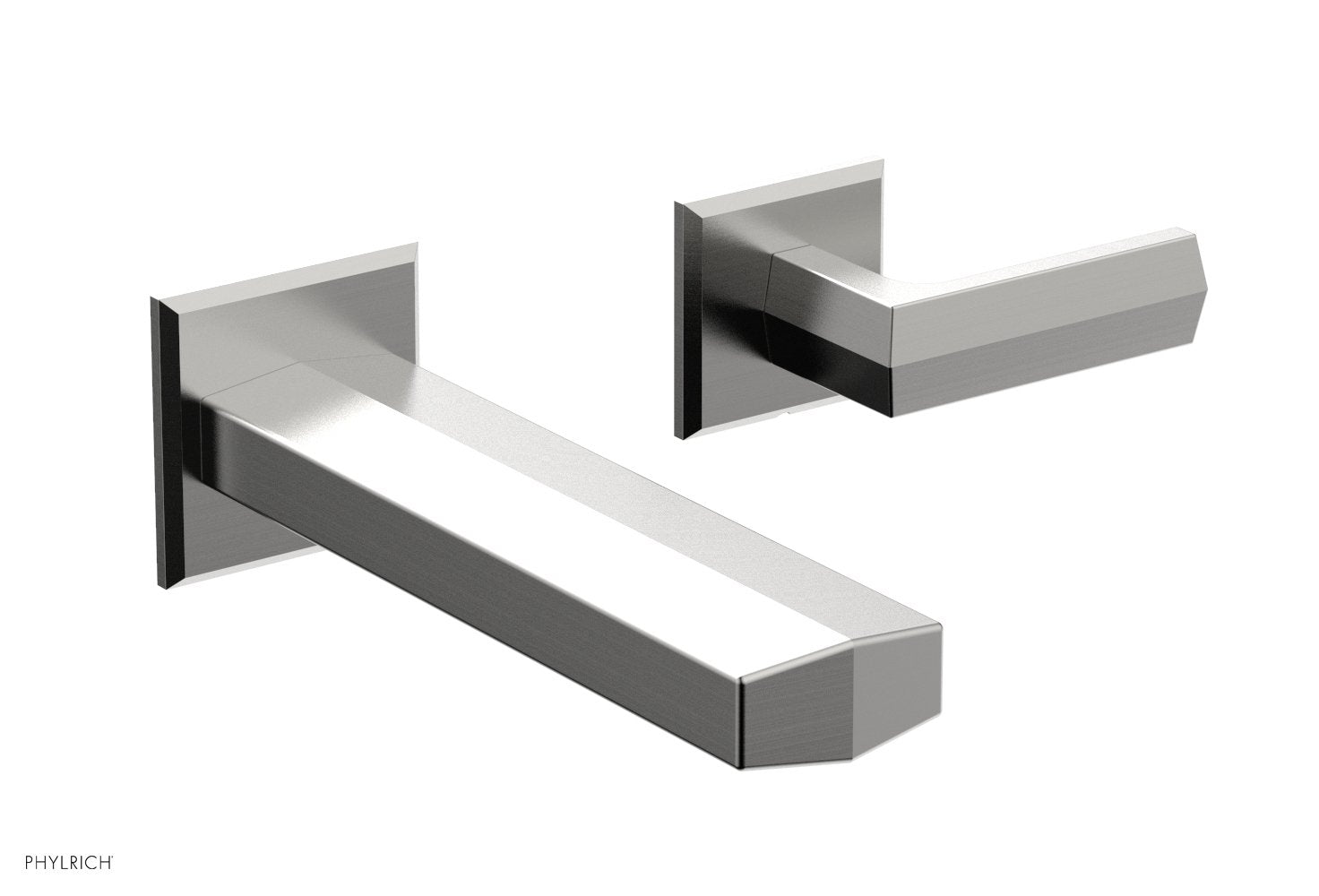 DIAMA Single Handle Wall Lavatory Set - Lever Handles 184-16 — image 1